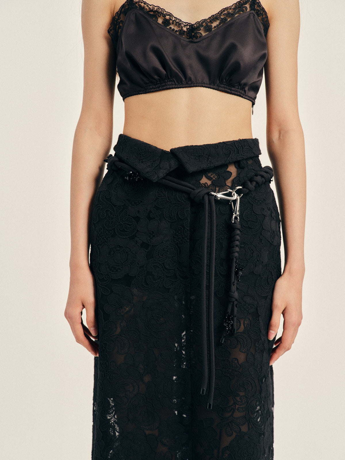 Crystallised Rope Belt