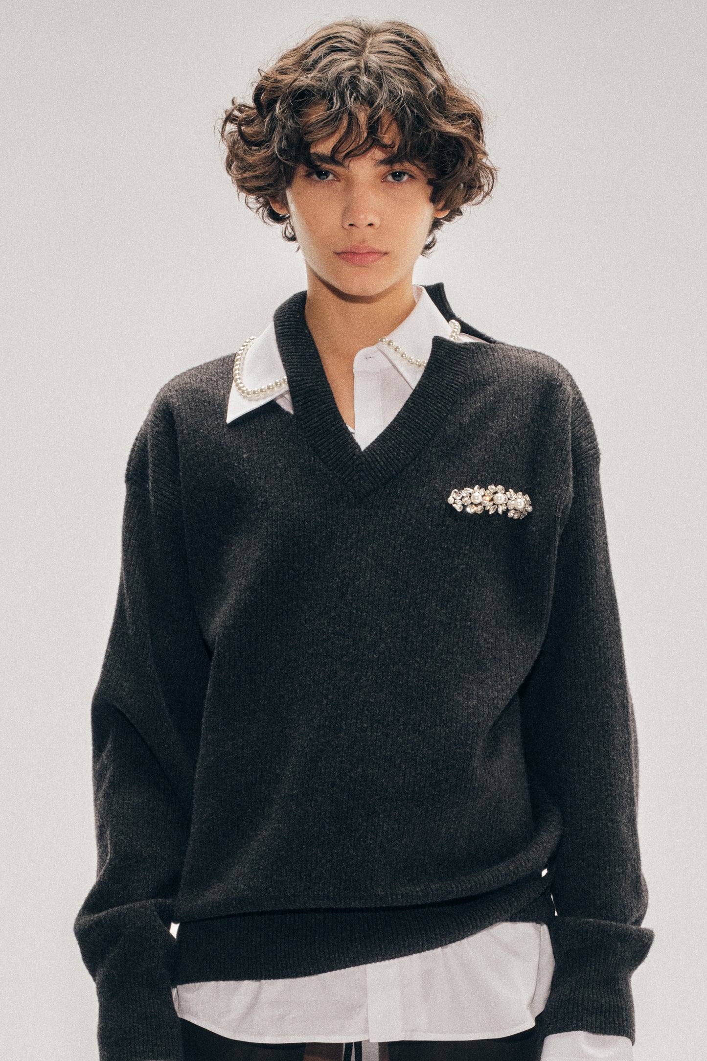 Embellished Merino Seam Bite Jumper