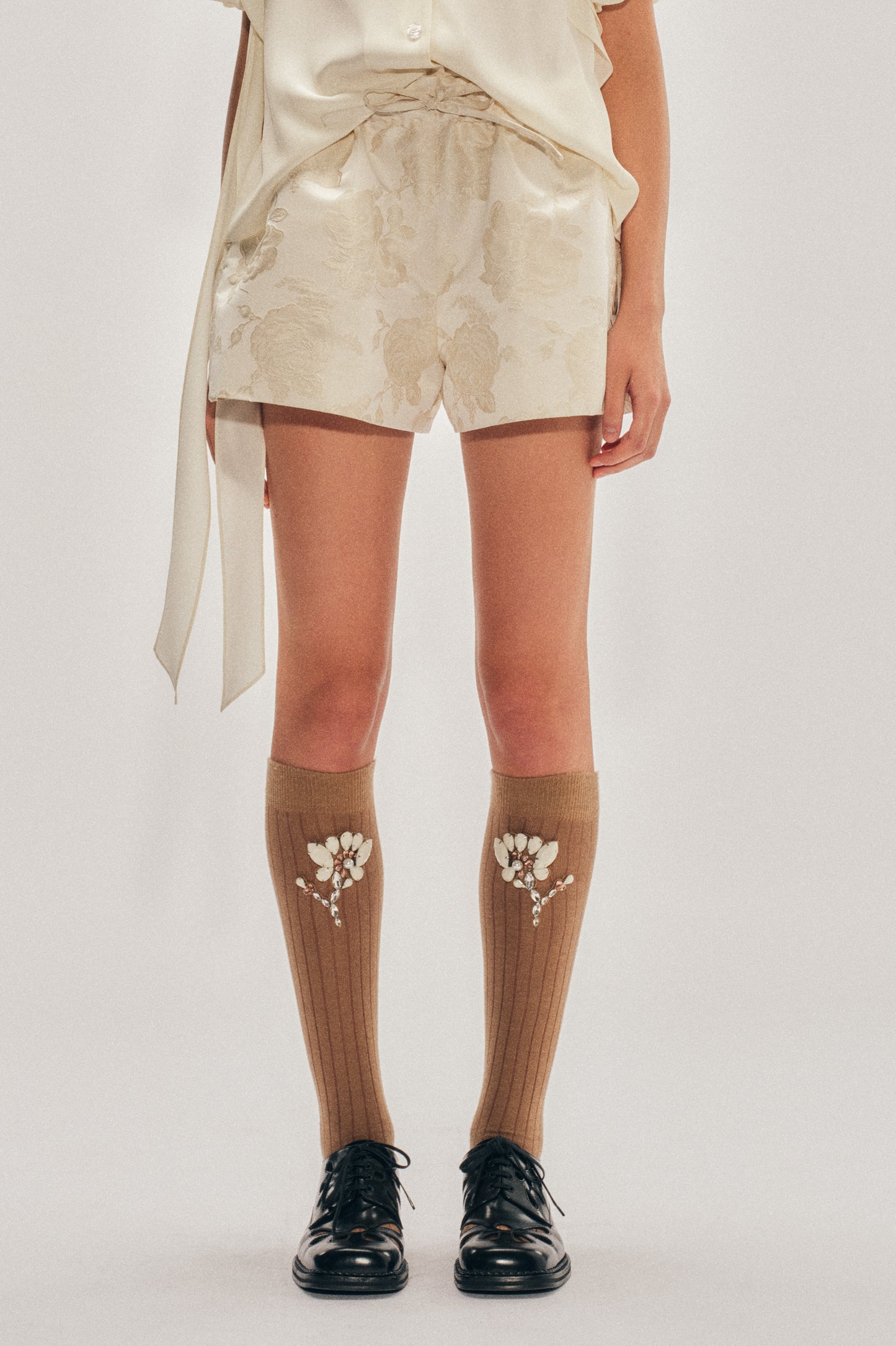 Elasticated Rose Shorts