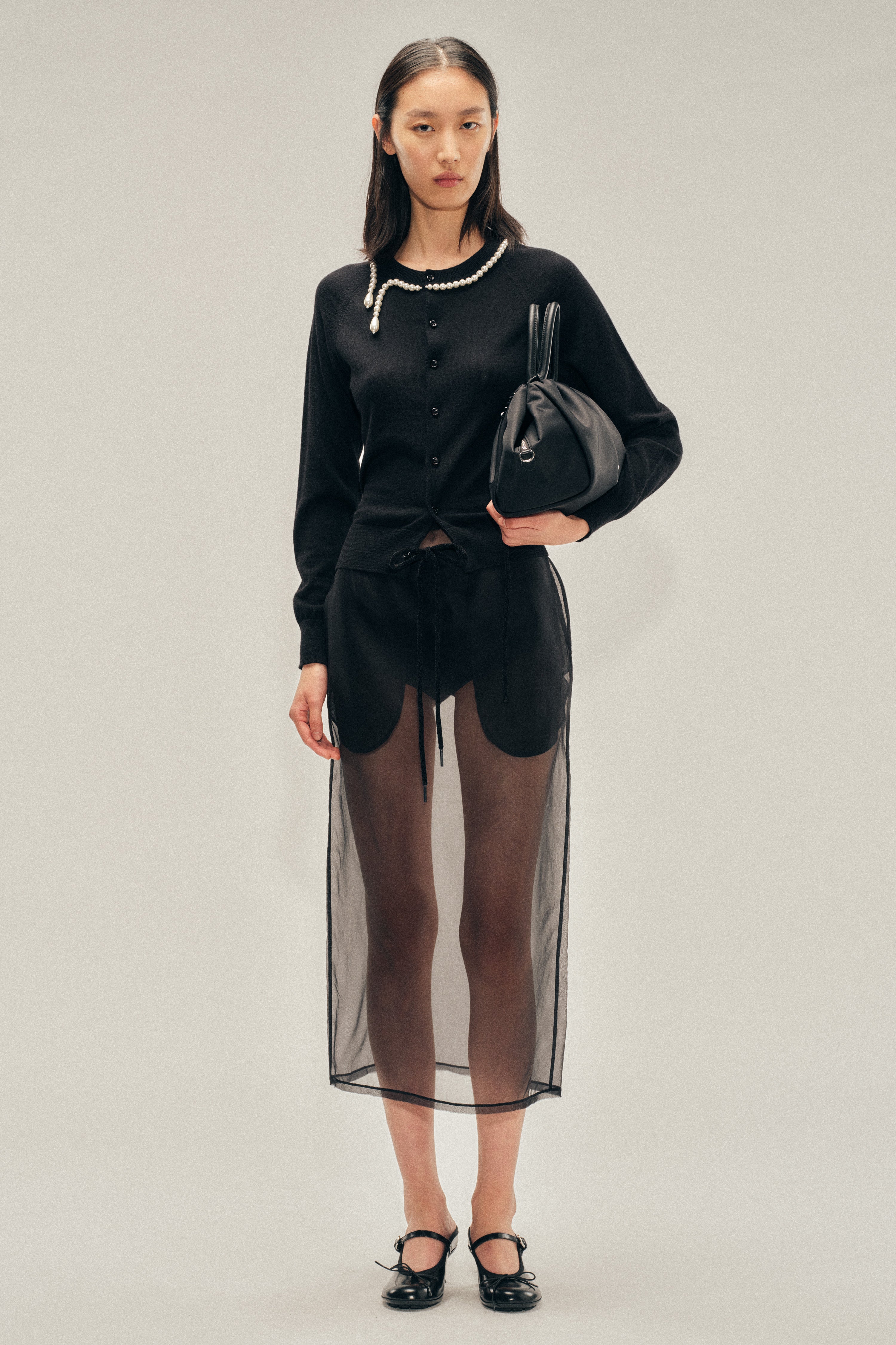 Beaded Classic Merino Silk Cardigan – Simone Rocha