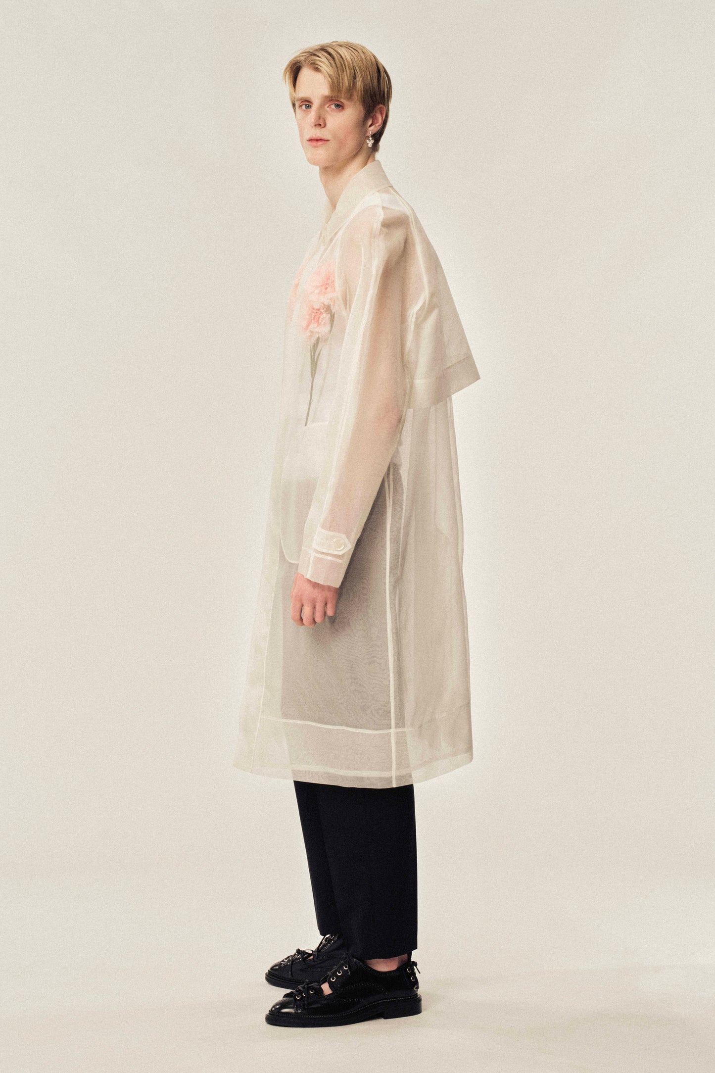 Stuffed Carnation Car Coat
