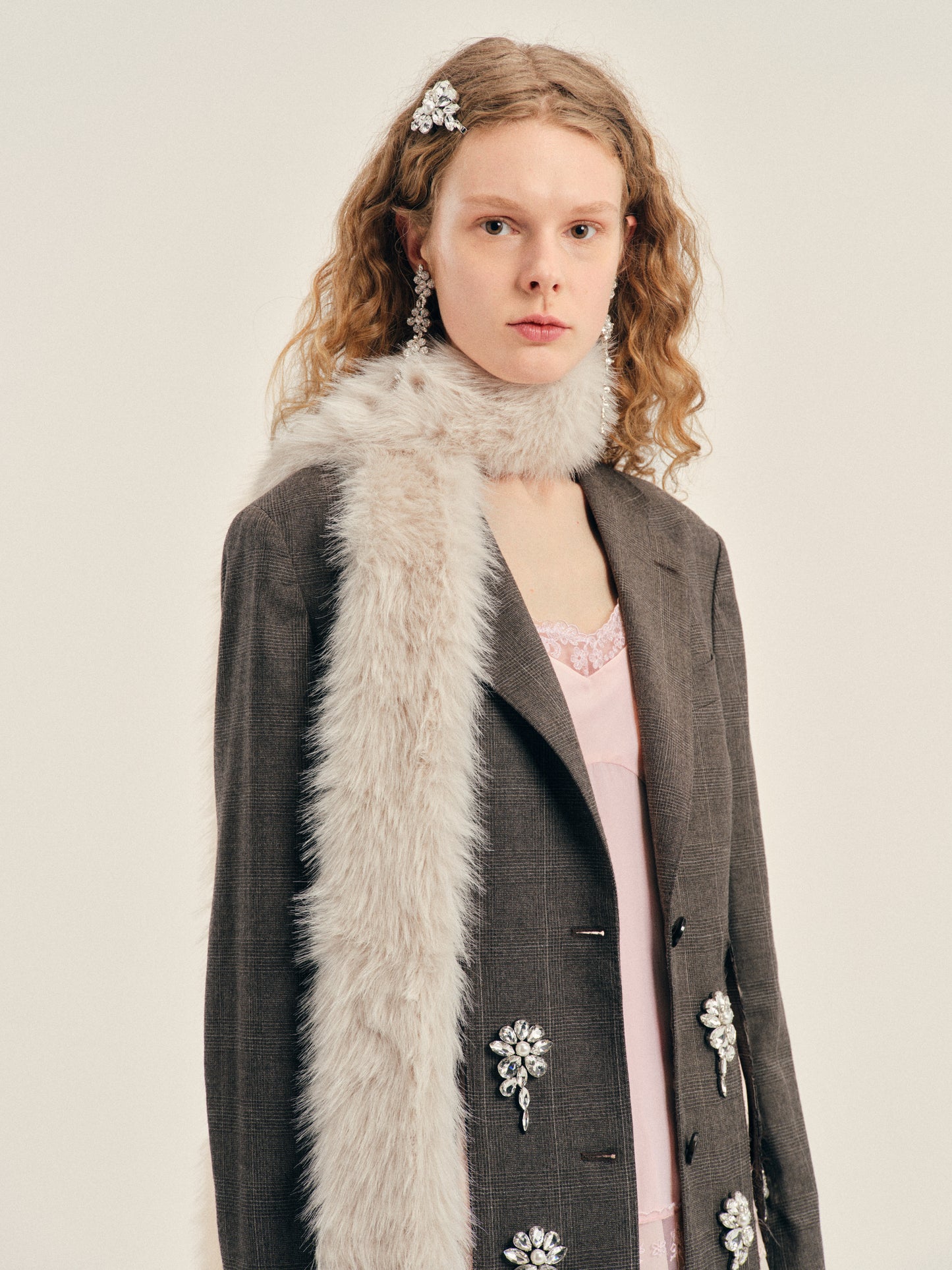 Skinny Faux Fur Scarf