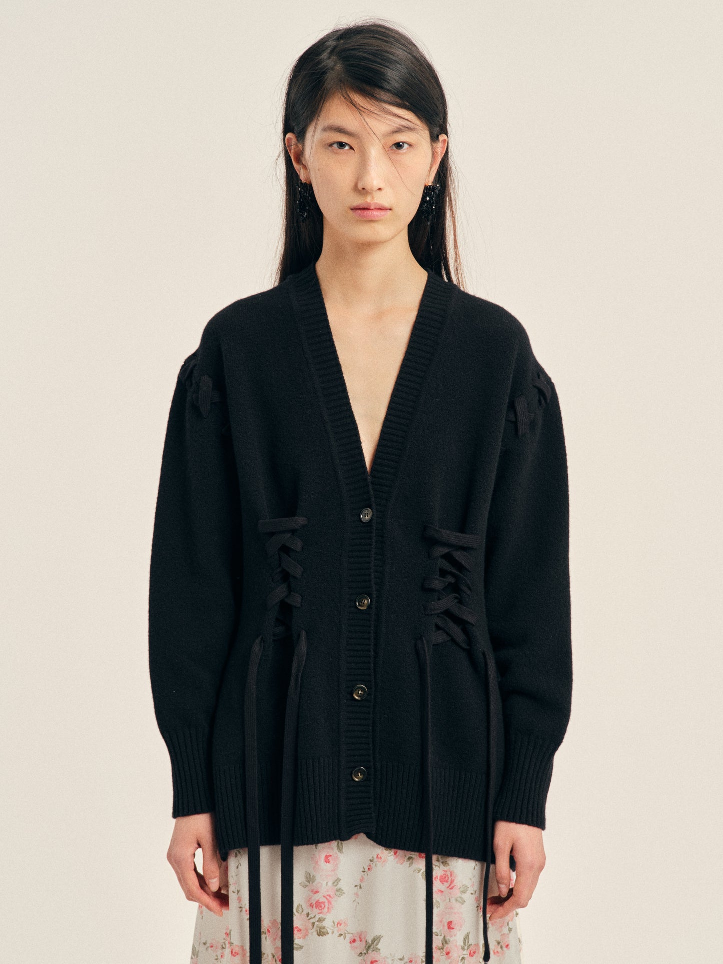 Merino Sculpted Corset Cardigan