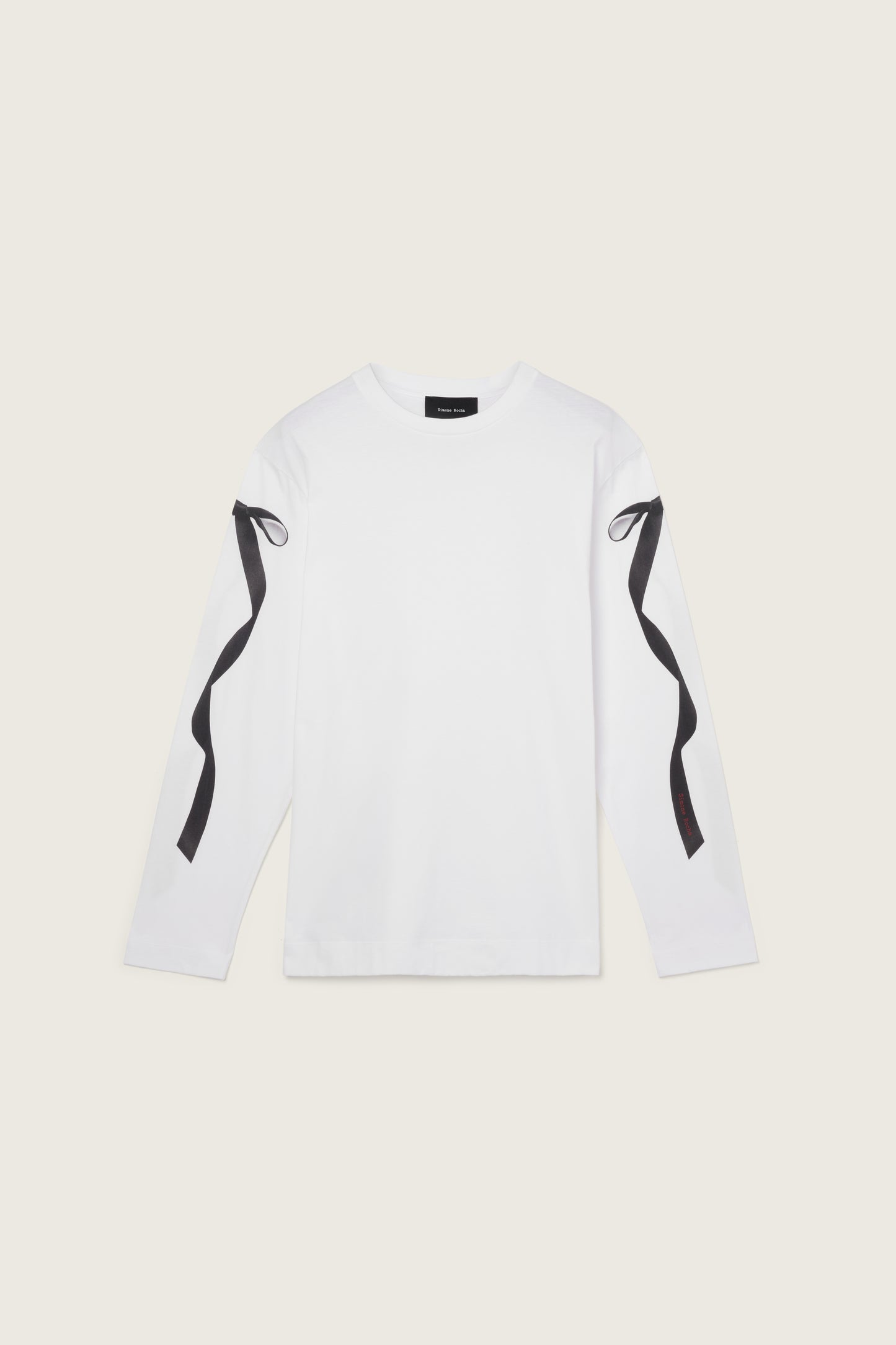 Ribbon Bow Tail Long Sleeve T-Shirt