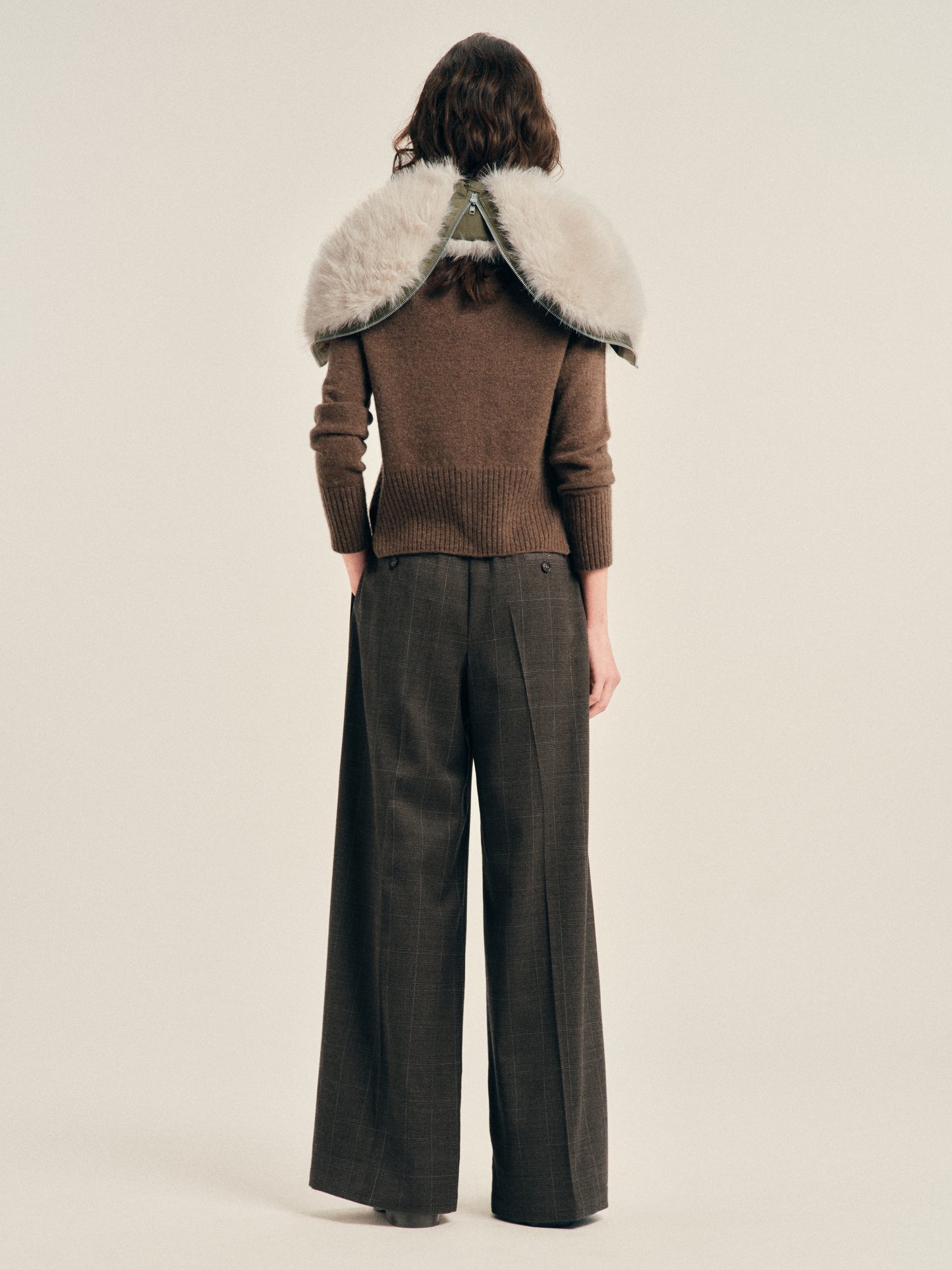 Wide Leg Sash Trousers