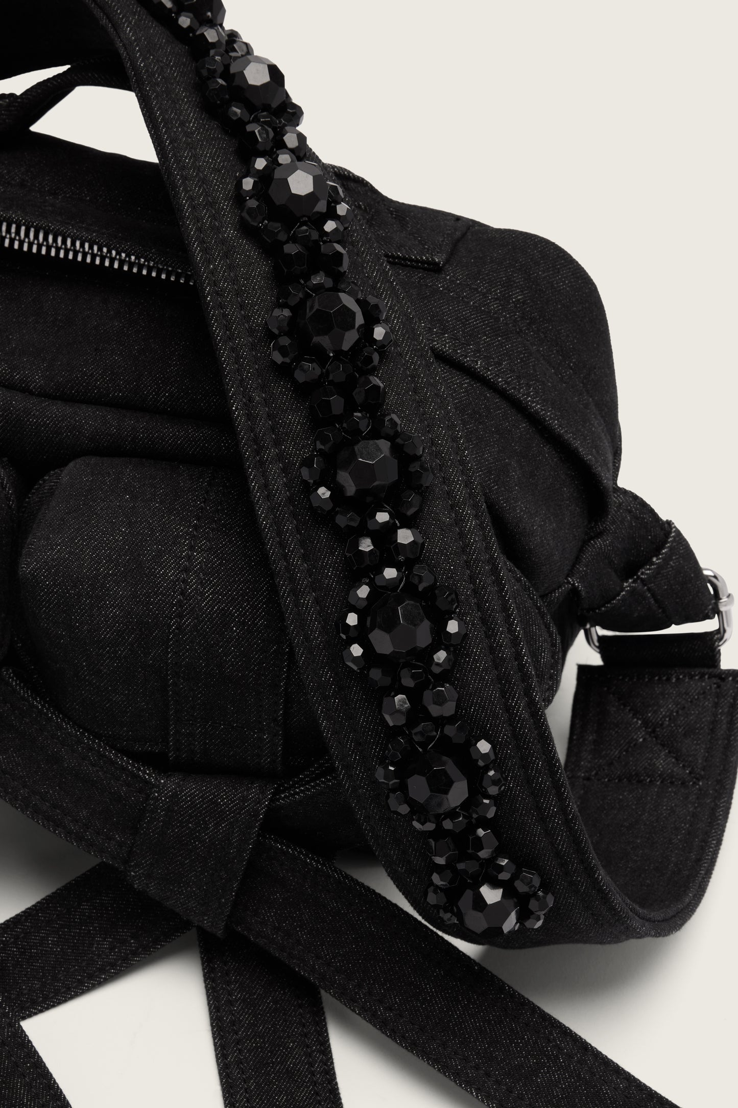 Beaded Classic Bow Crossbody Bag