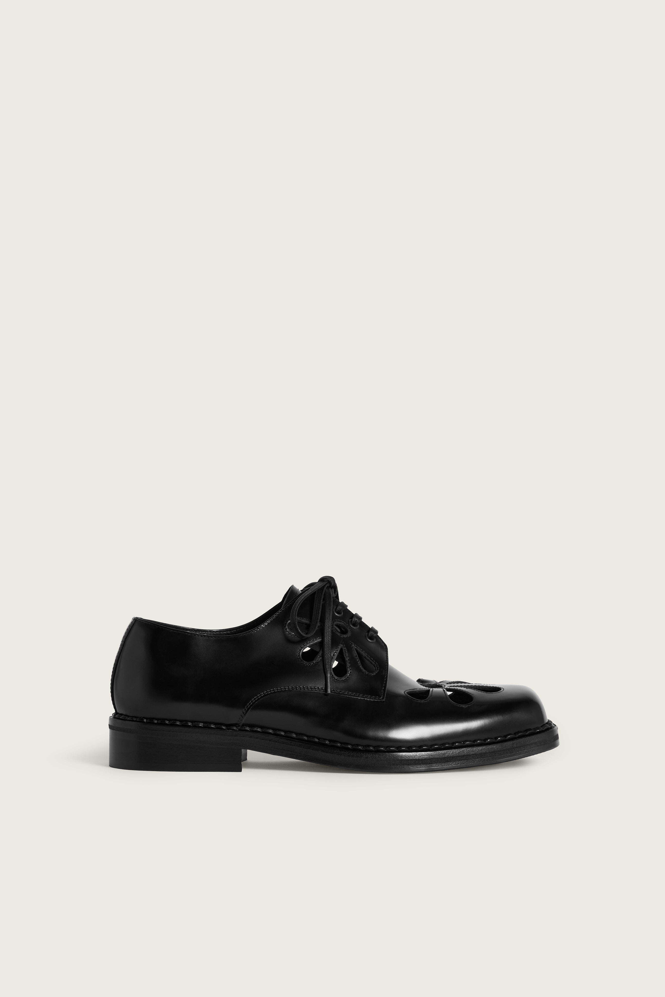K*o様  × Simone Rochaパール レザー ダービーシューズ Daisy Cutout Square Toe Brogue – Simone Rocha