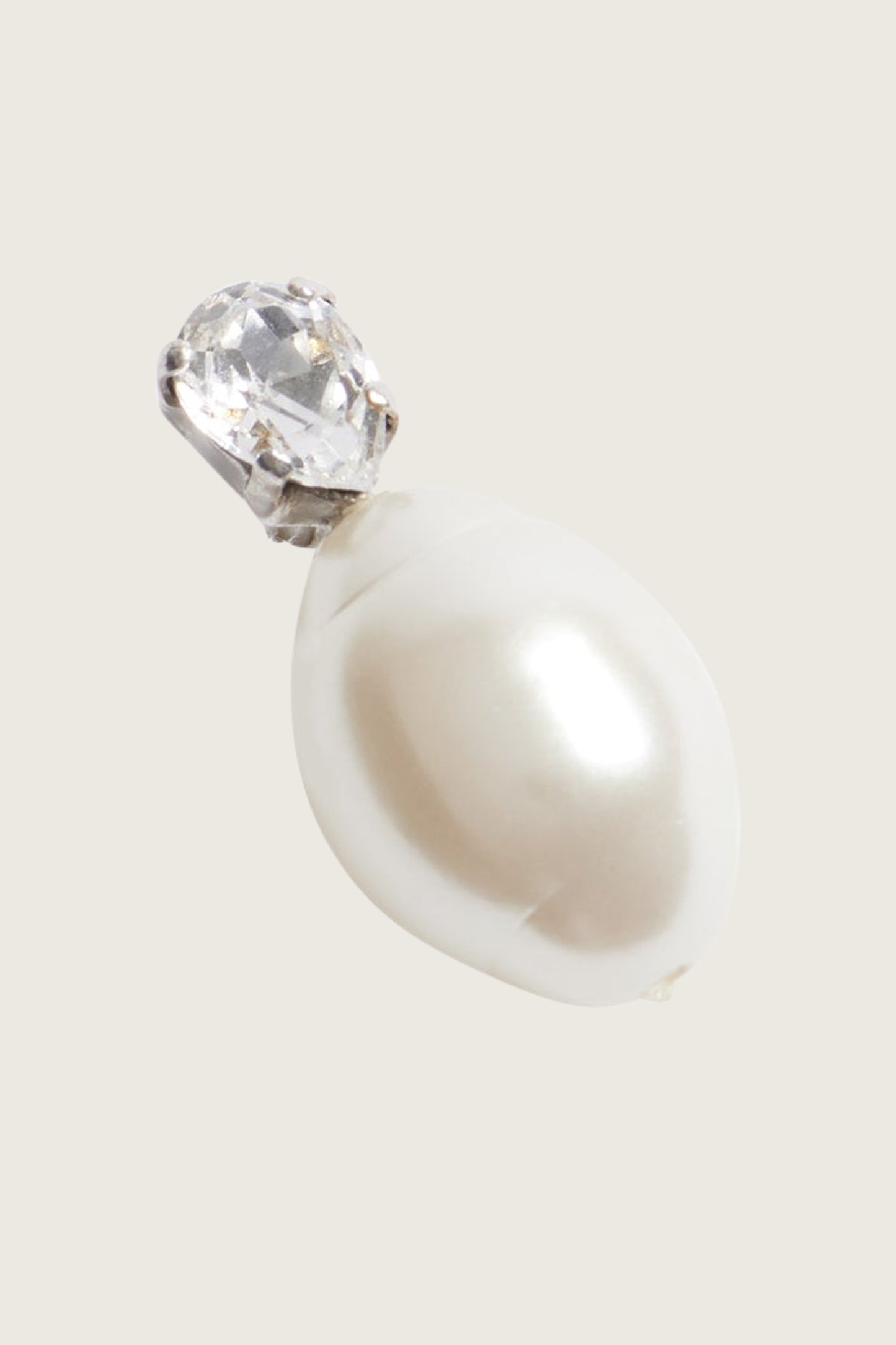 Classic Pearl & Crystal Stud Earrings