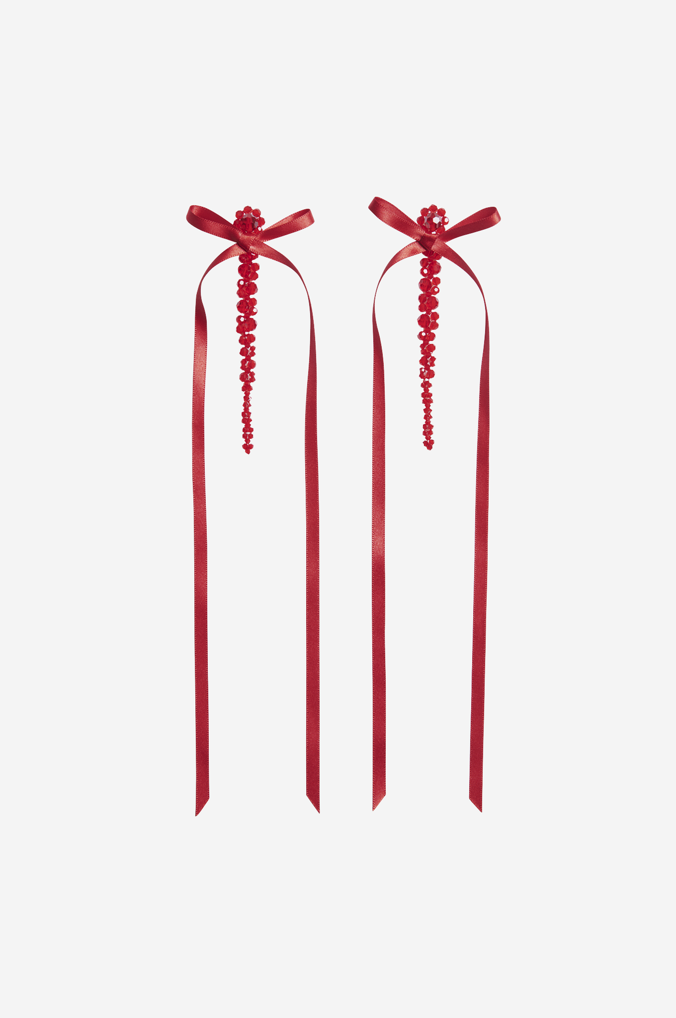 Simone rocha new arrivals red earrings