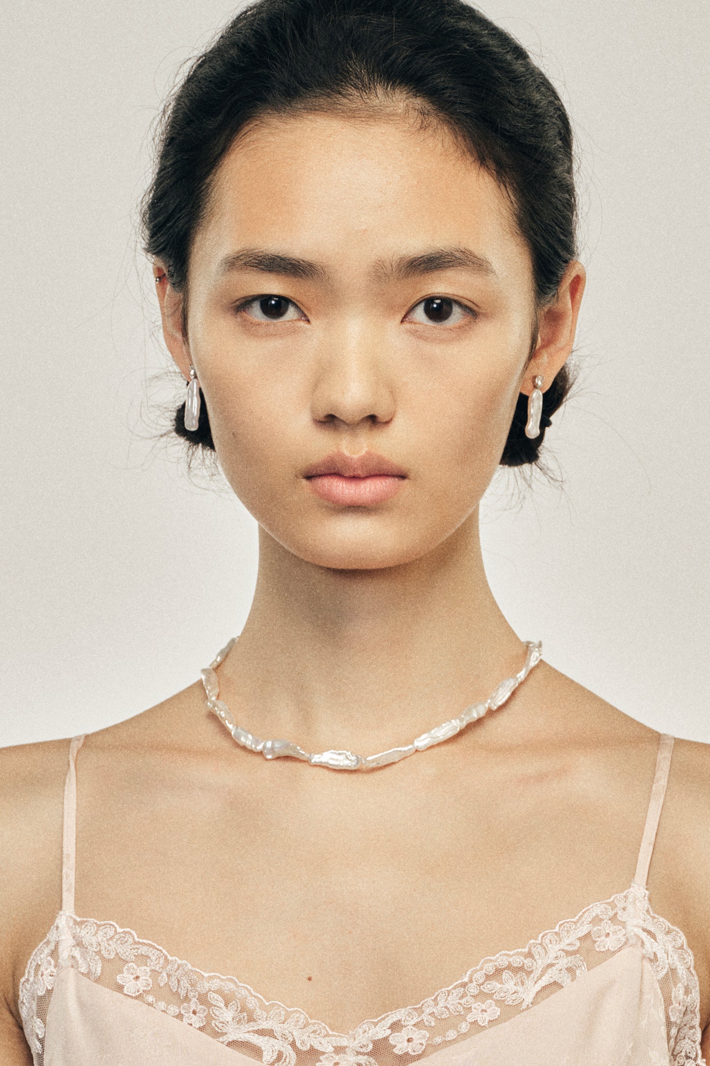 Stake Pearl & Crystal Earrings