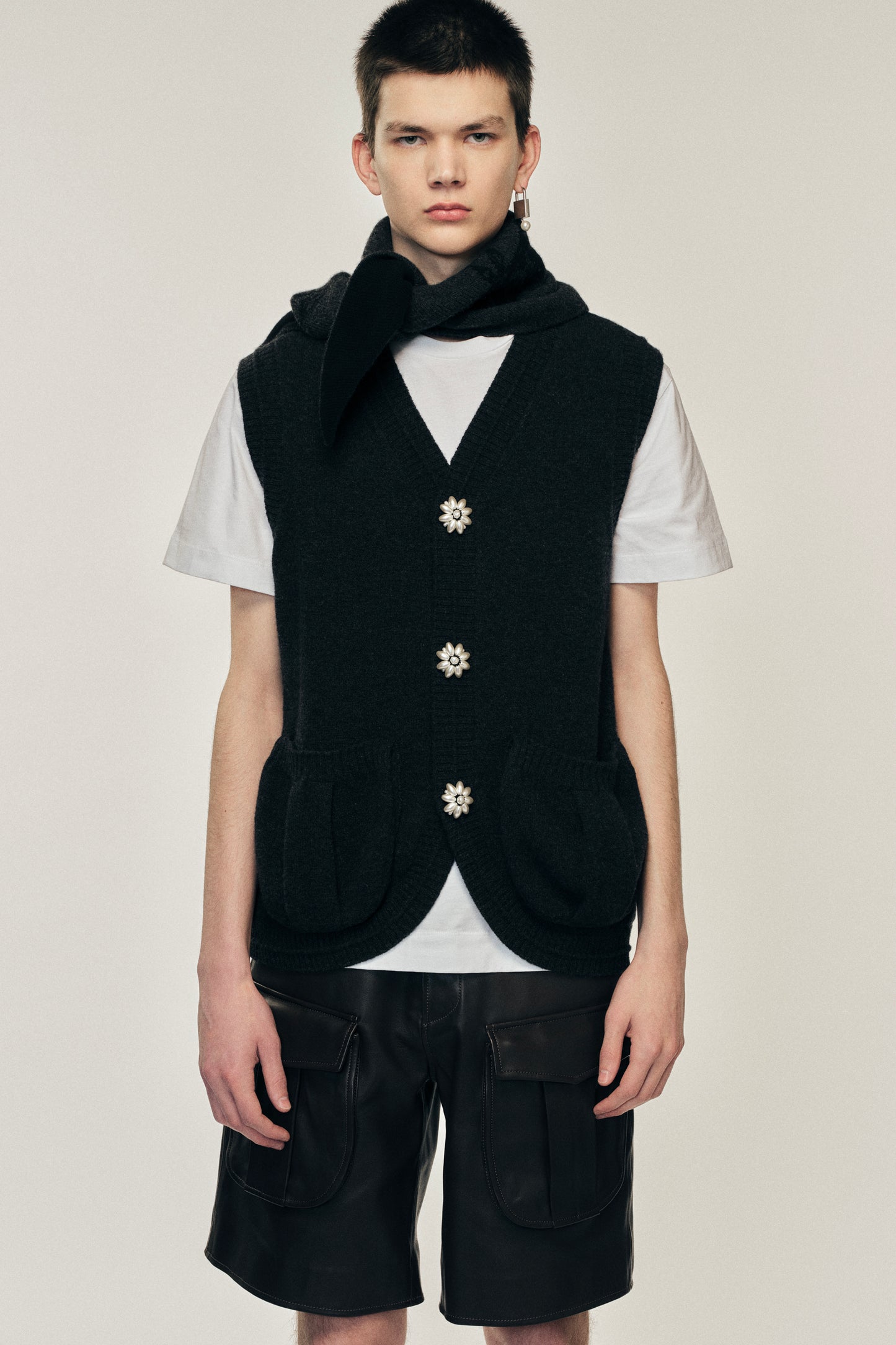 Pearl Button Vest