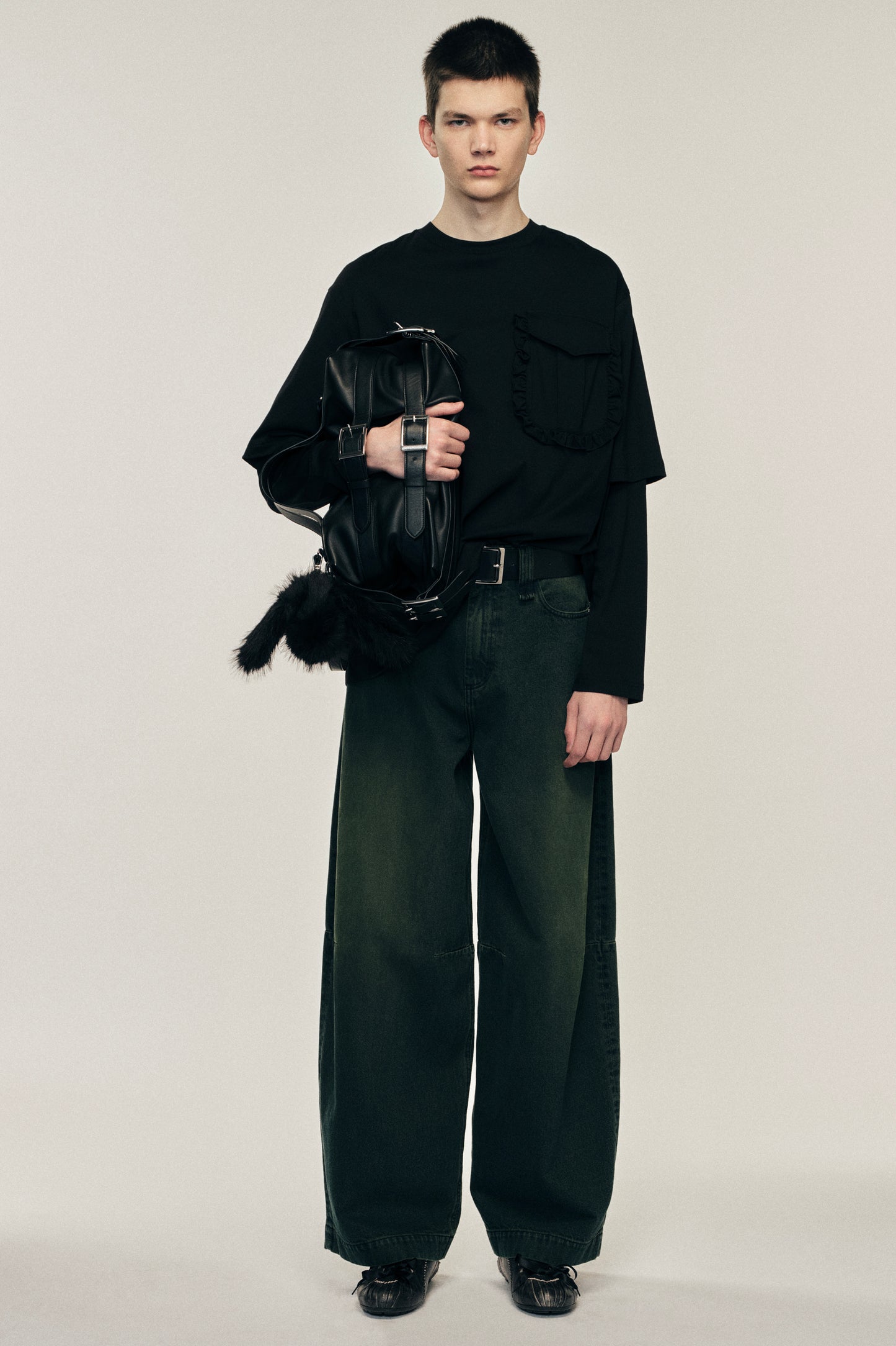 Wide Leg Puddle Jeans