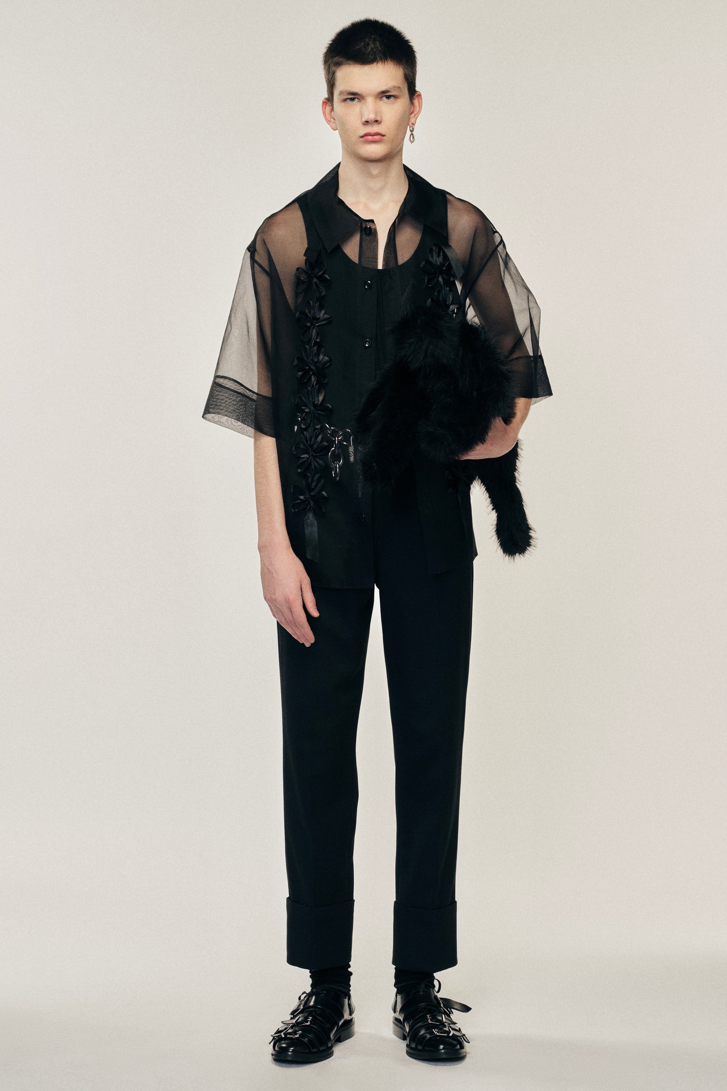 Ribbon Daisy Chain Boxy Shirt