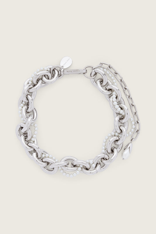 Pearl & Chain Necklace