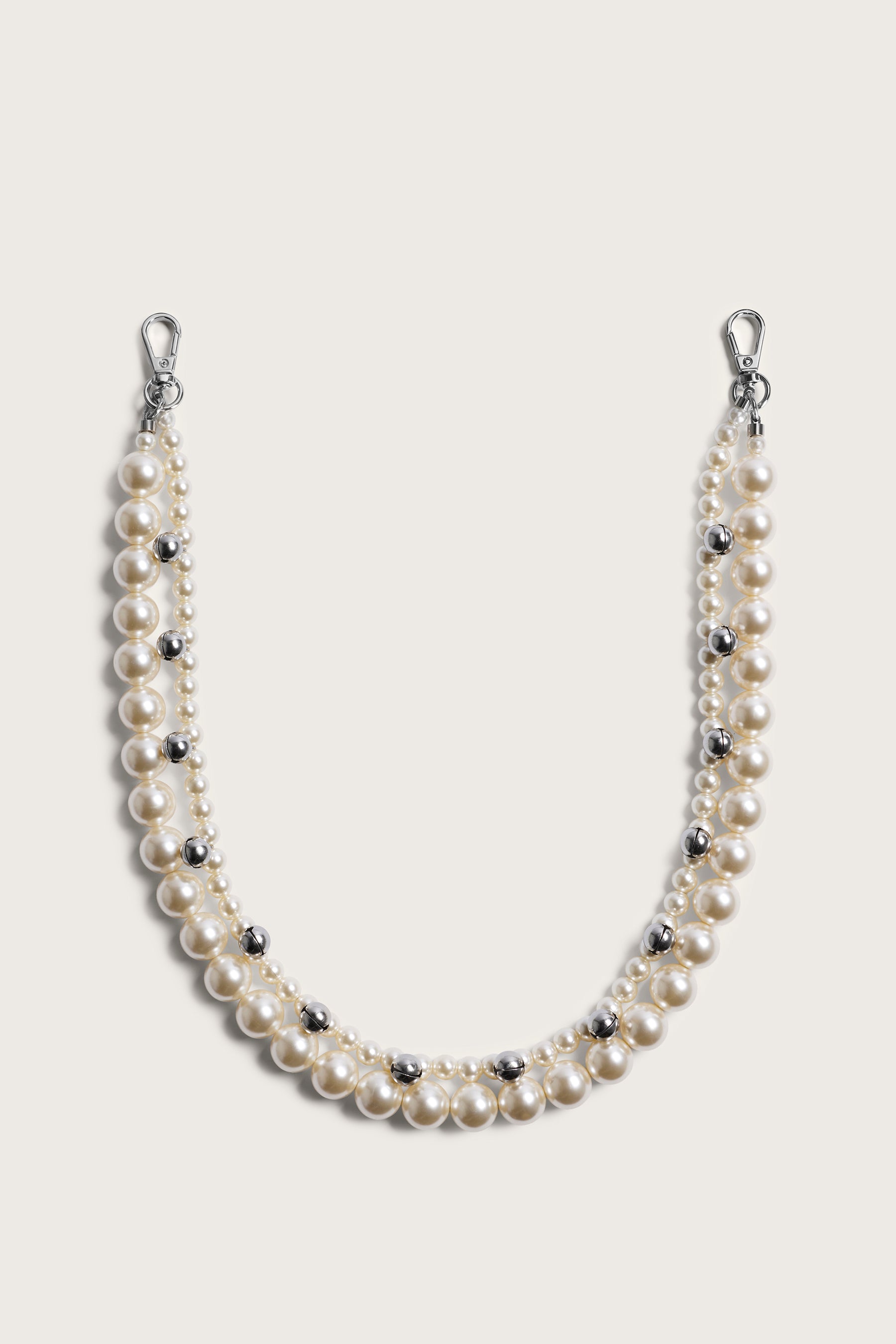 Bell Charm and Pearl Bag Strap – Simone Rocha