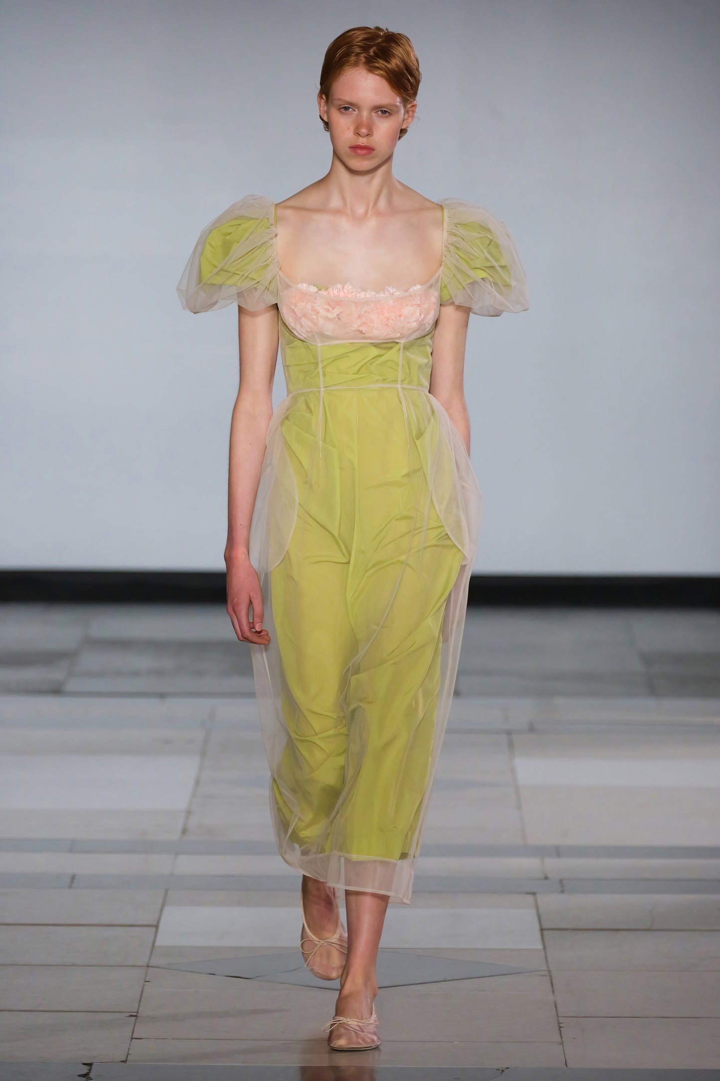 Layered Carnation Balconette Dress