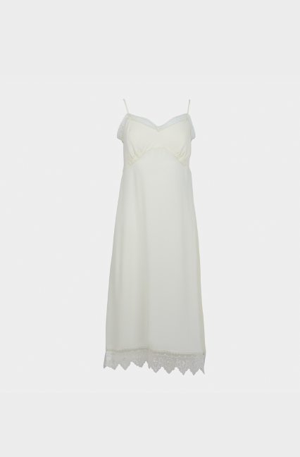 Lace Trim Slip Dress