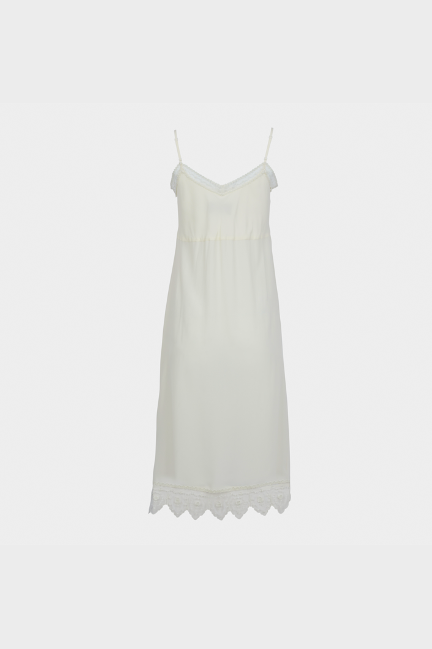Lace Trim Slip Dress