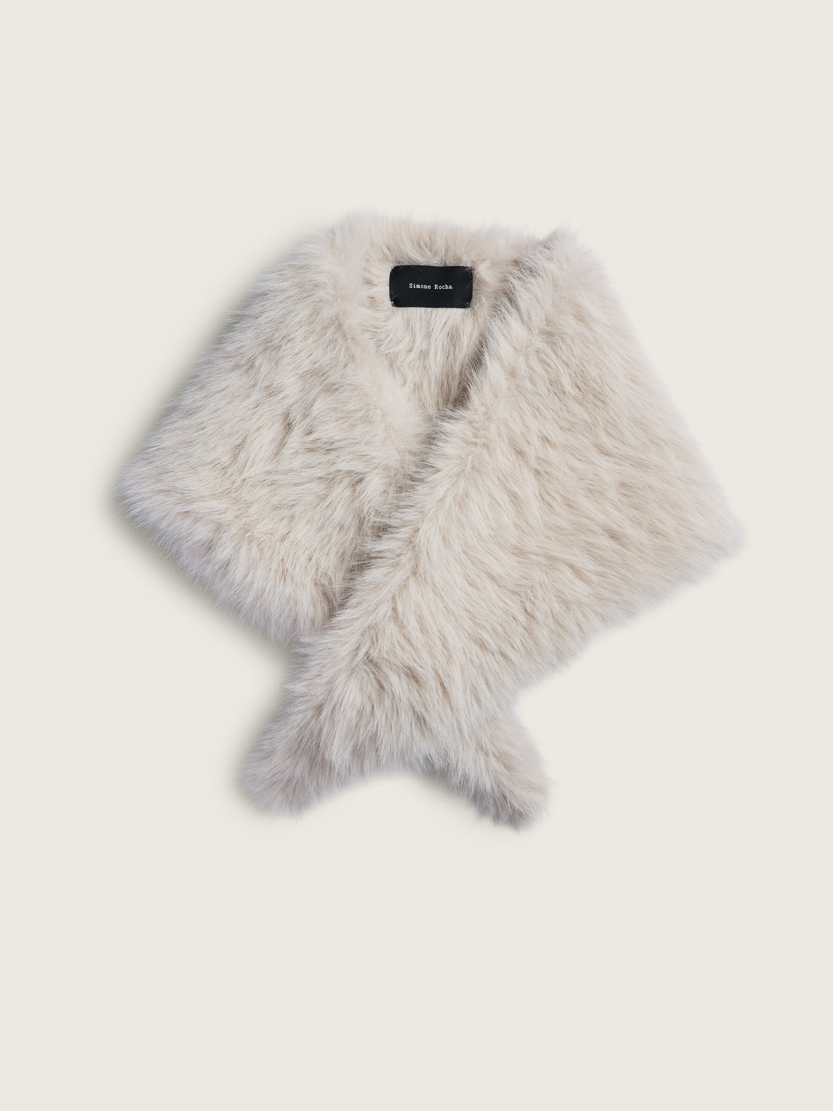Embellished Faux Fur Neckerchief