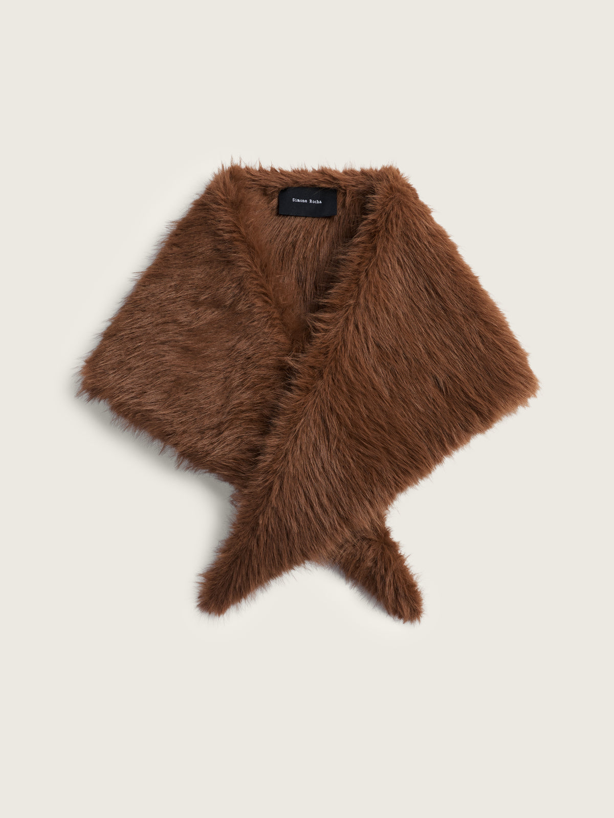Embellished Faux Fur Neckerchief