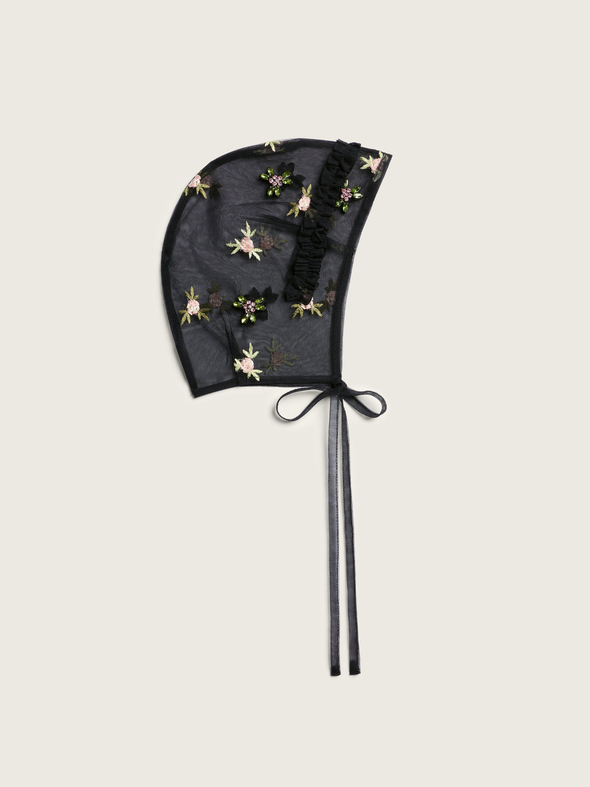Embellished Frill Bonnet