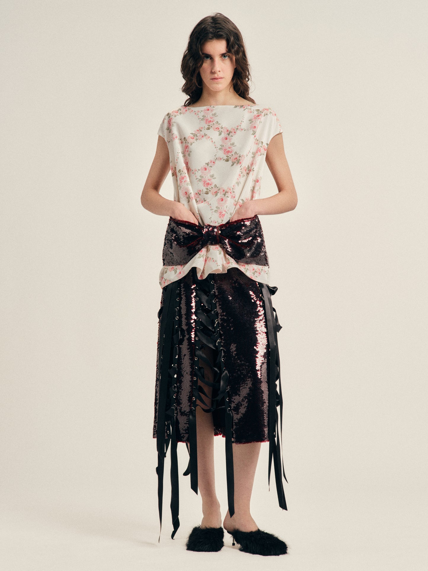 Unraveling Ribbon Ring Skirt