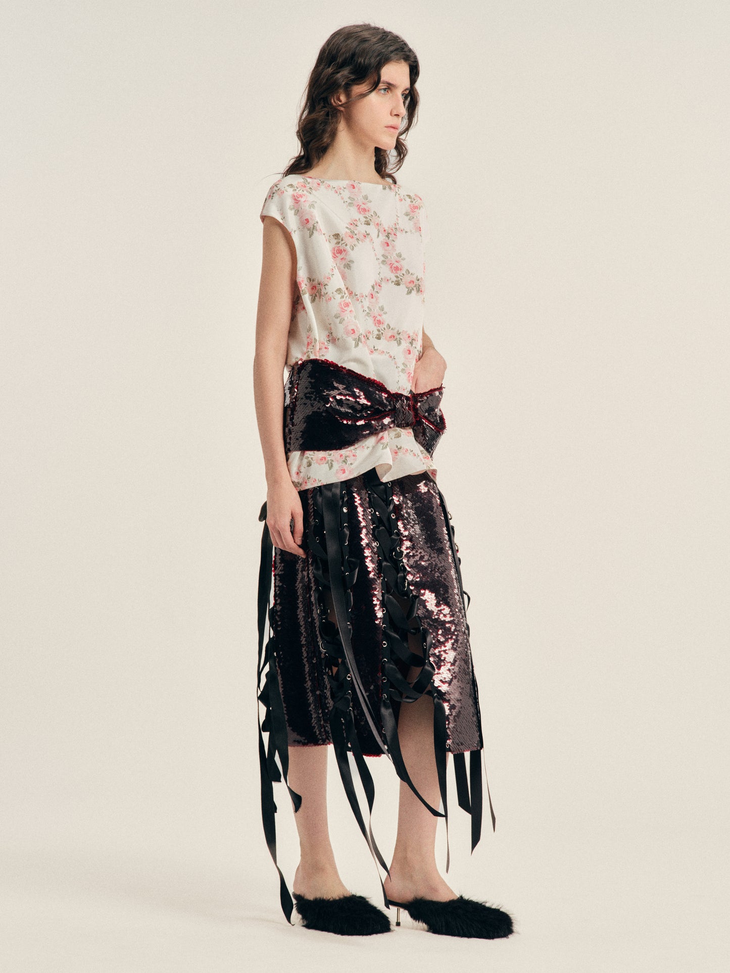 Unraveling Ribbon Ring Skirt