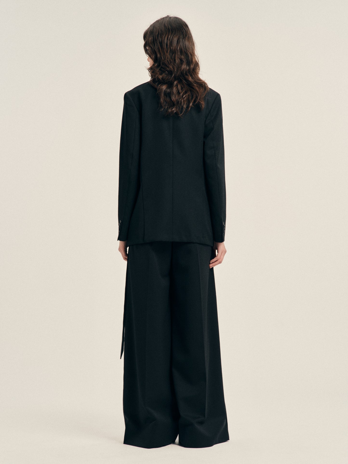 Grommet Ring Hem Slice Jacket