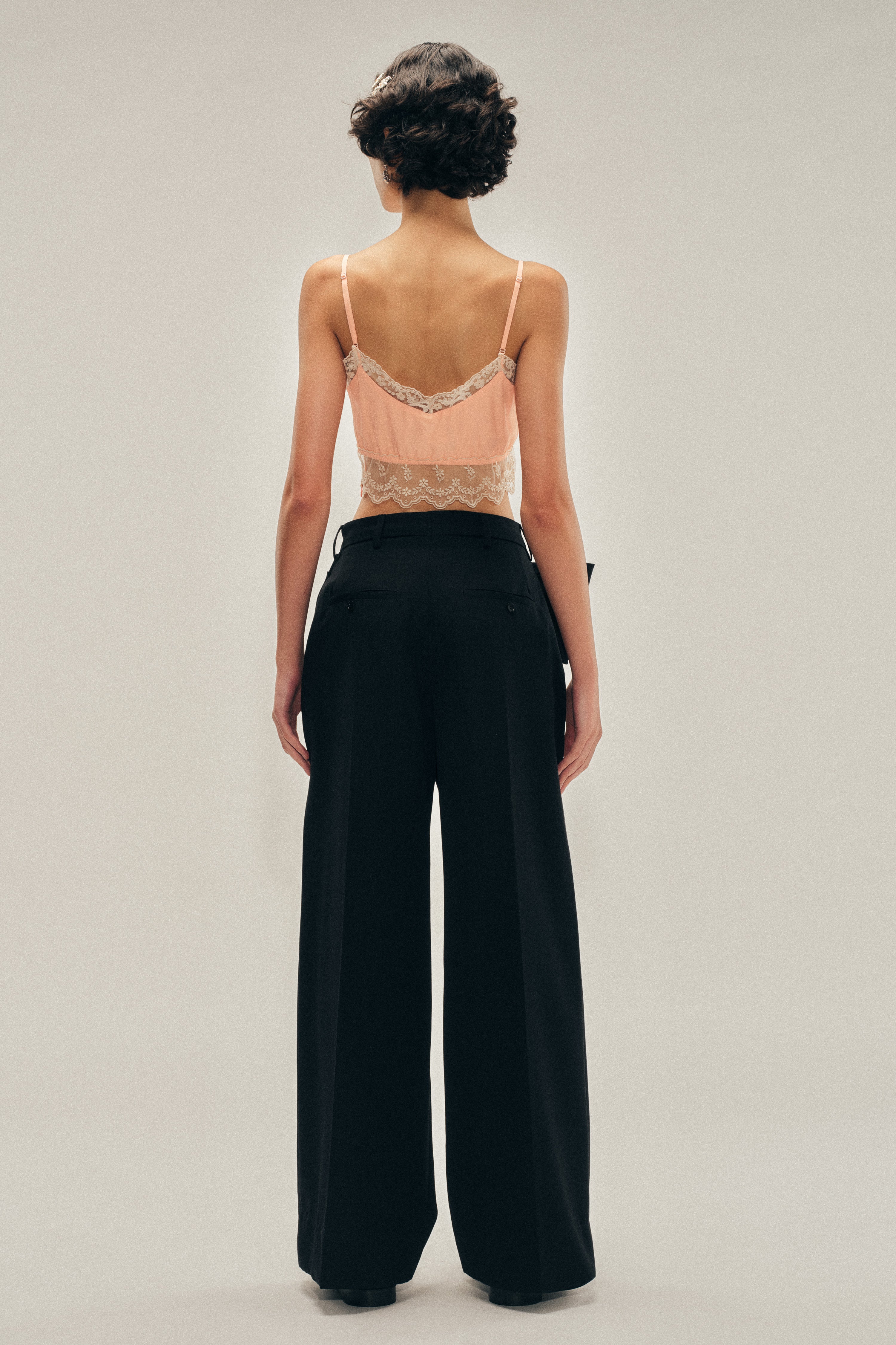 Gathered Flower Sash Trousers – Simone Rocha