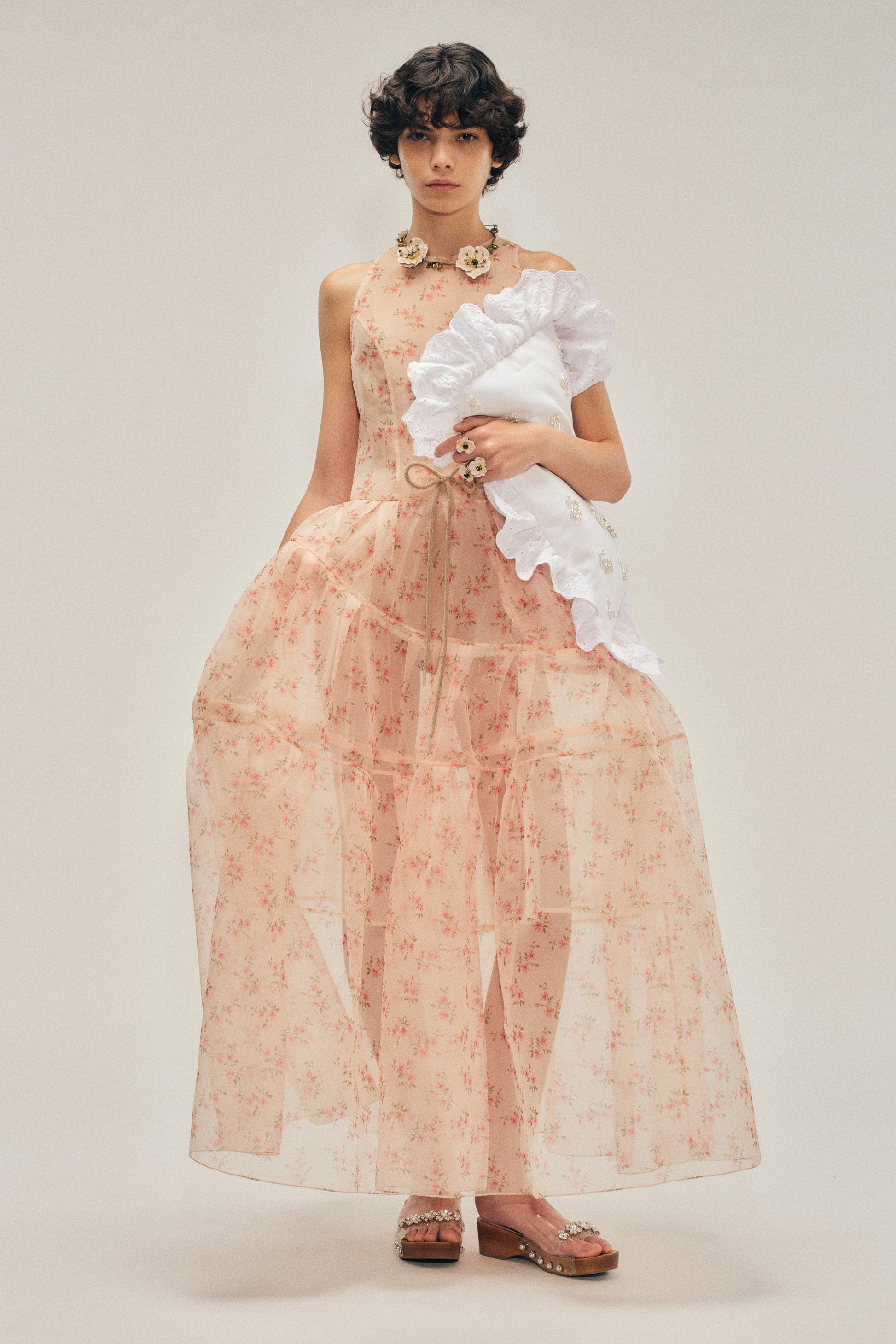 Tapered Back Hoop Flounce Dress Simone Rocha Tapered Back Hoop Flounce Dress Simone Rocha