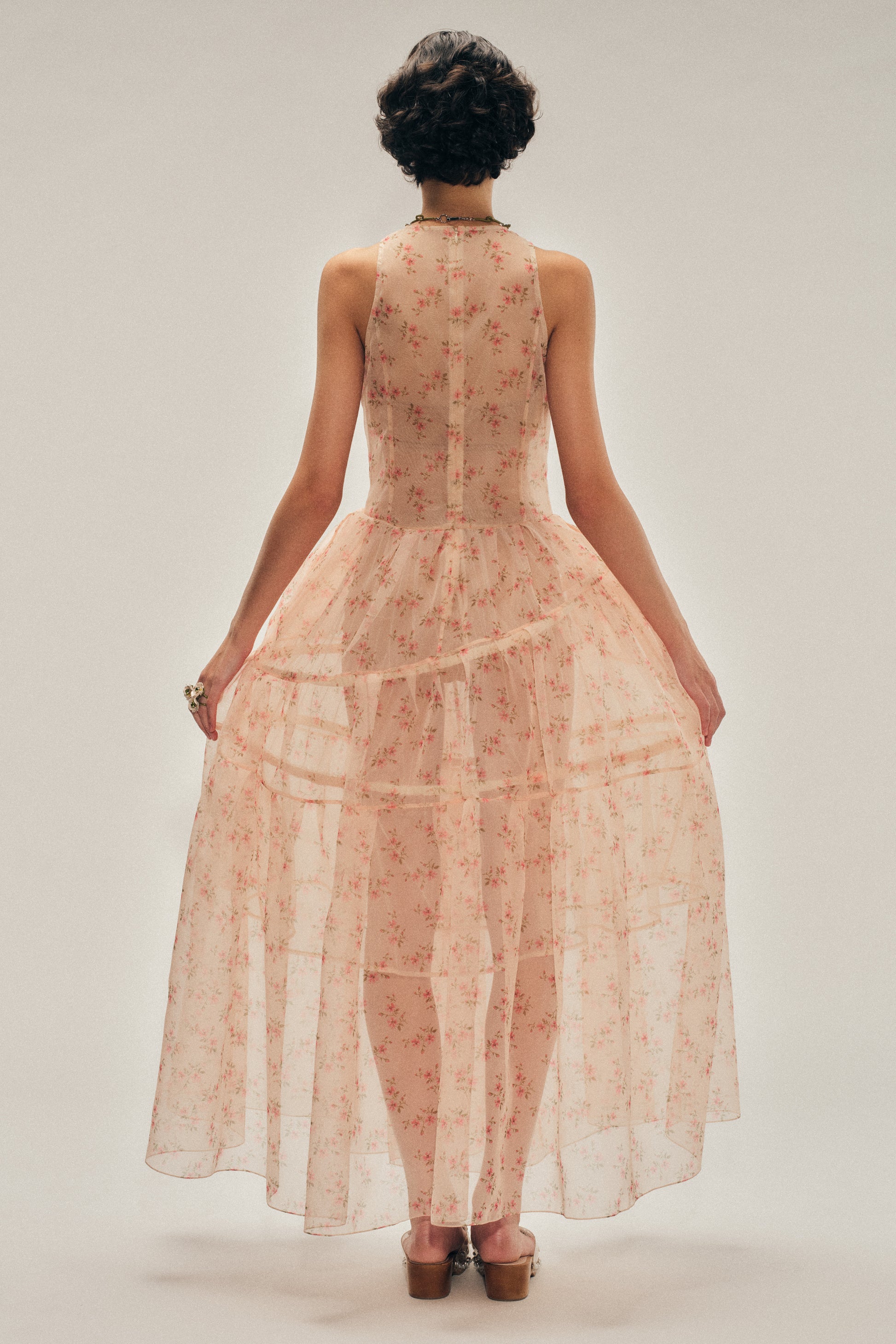 Tapered Back Hoop Flounce Dress Simone Rocha Tapered Back Hoop Flounce Dress Simone Rocha