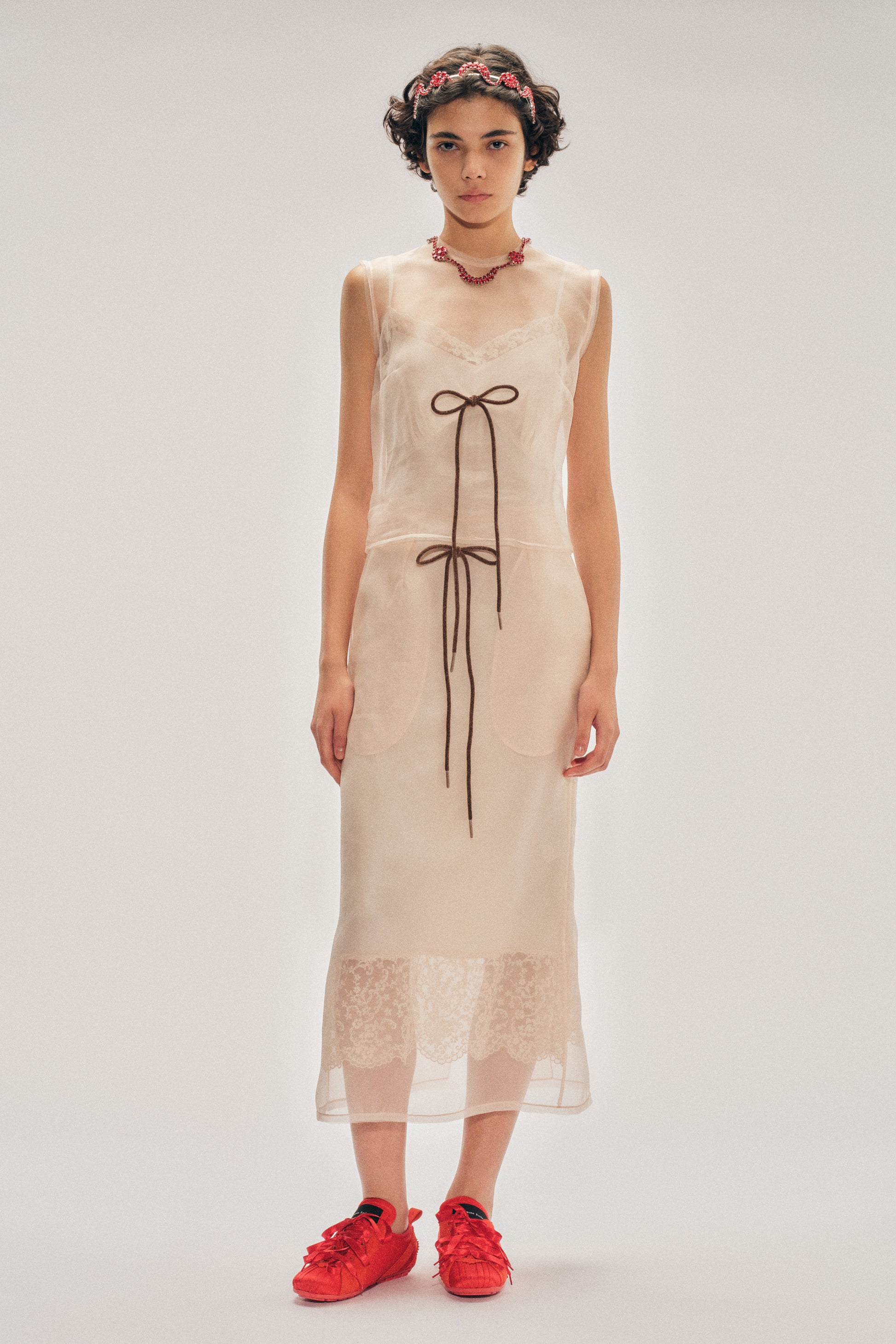 Sheer Frayed Contour Dart Top – Simone Rocha