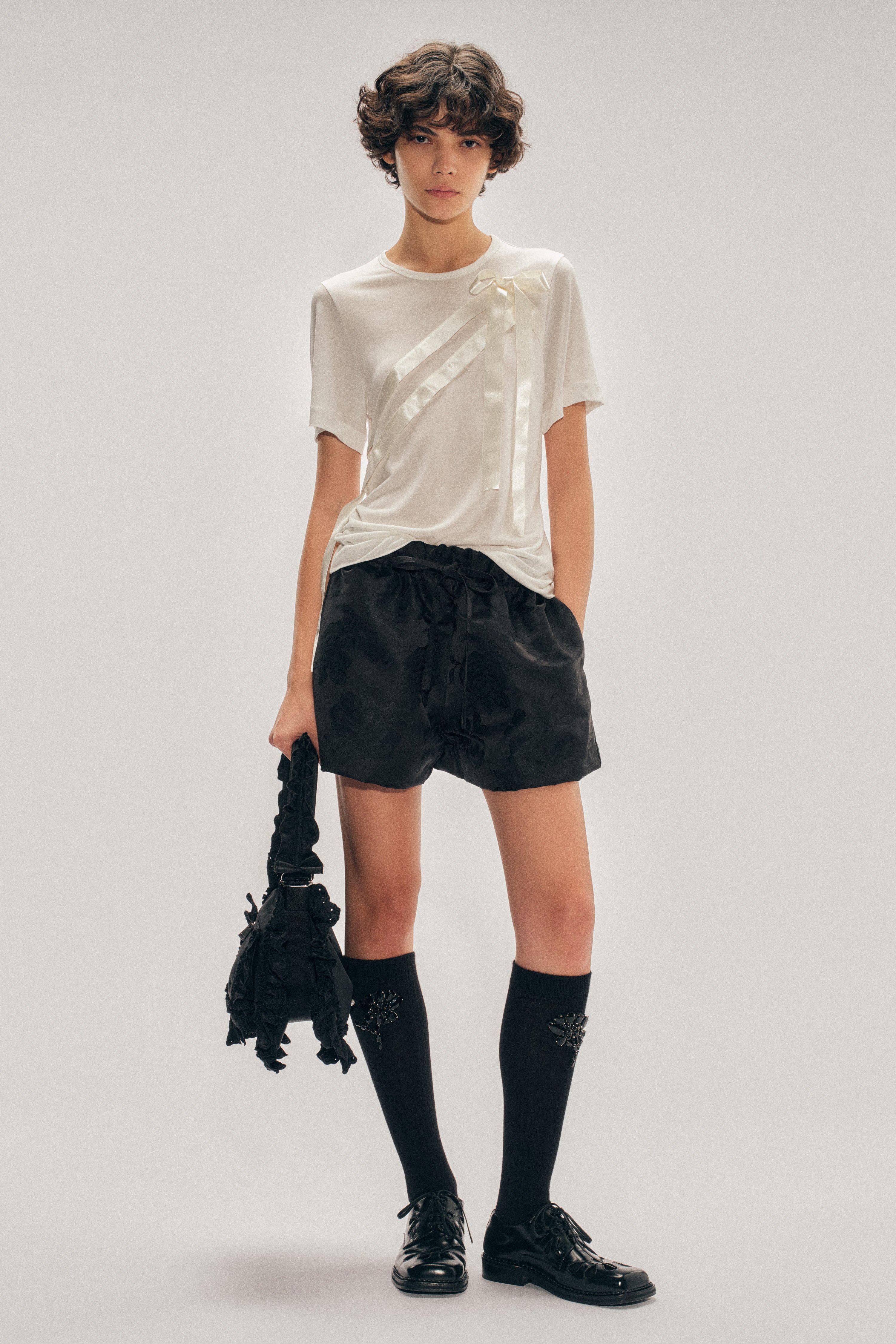 Elasticated Rose Shorts – Simone Rocha