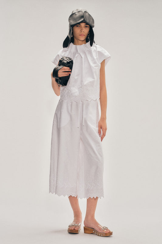 Cropped Easy Trousers