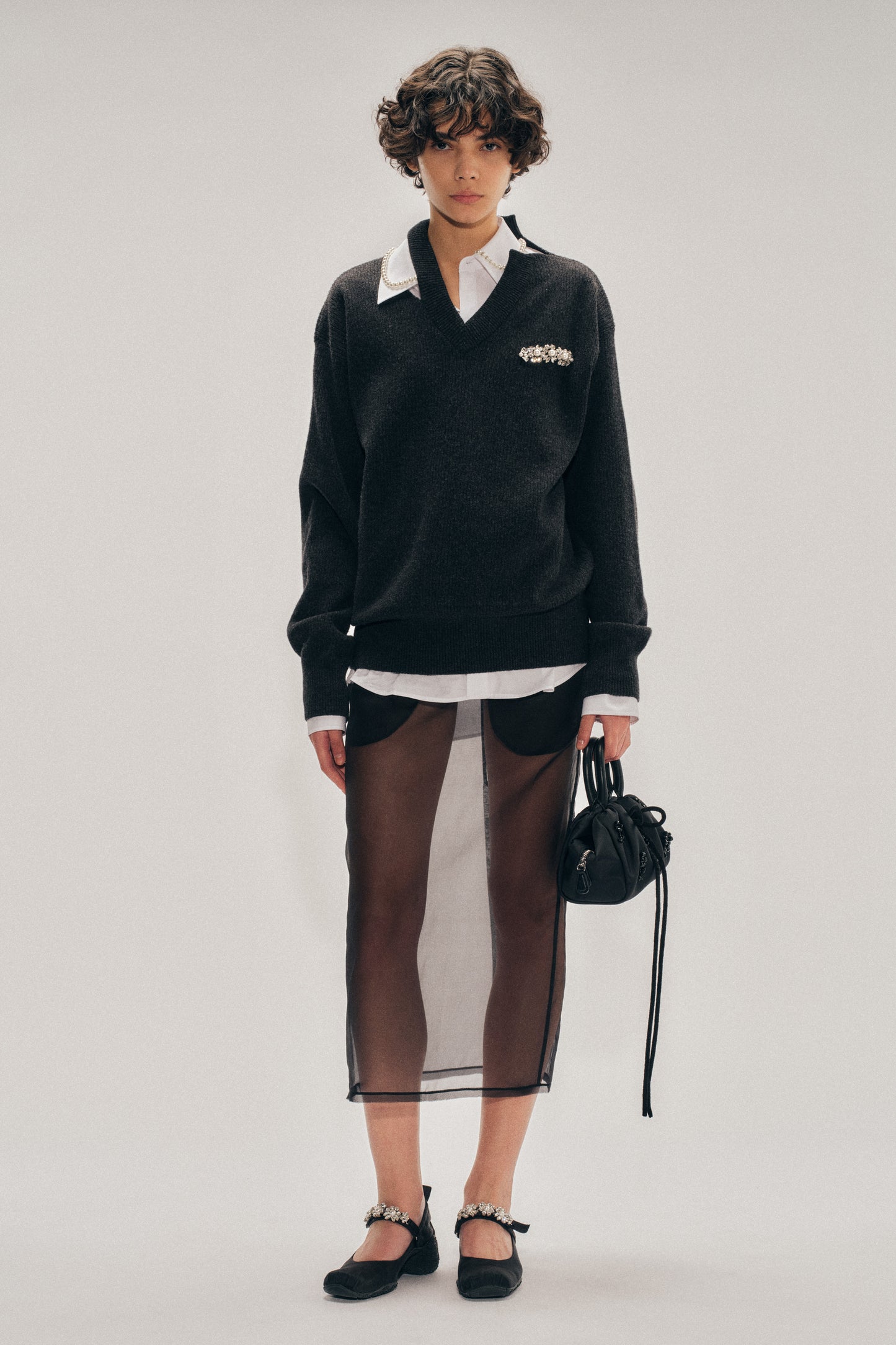 Embellished Merino Seam Bite Jumper