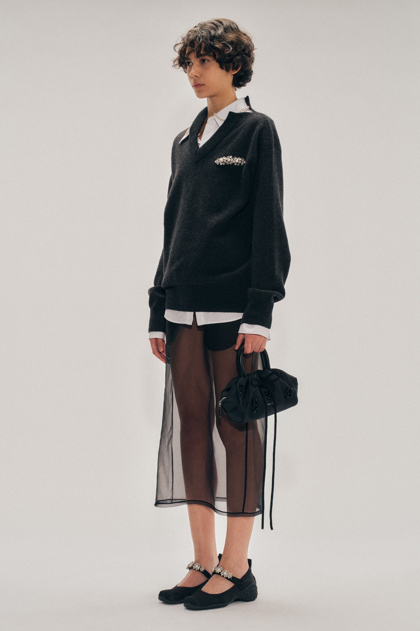 Embellished Merino Seam Bite Jumper