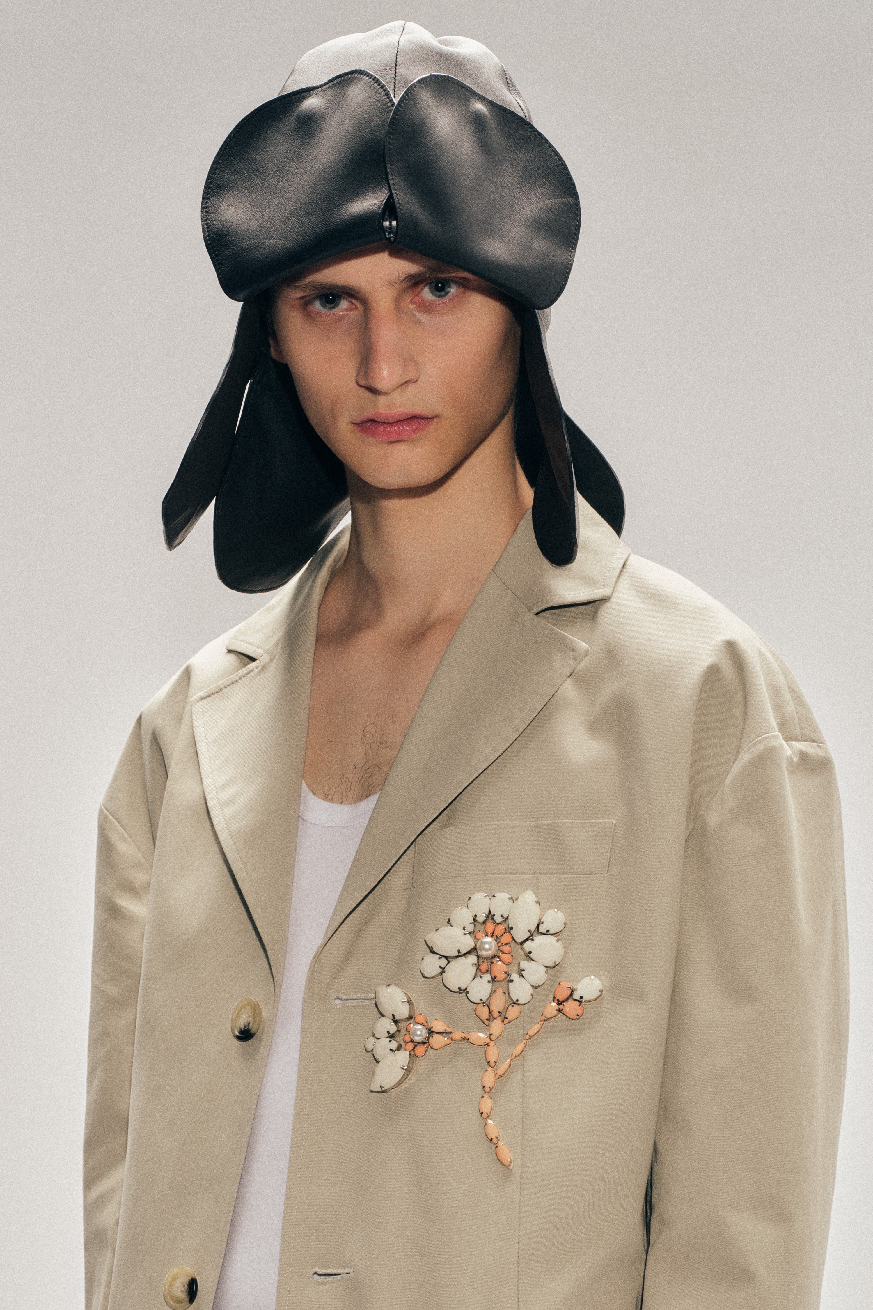 Embellished Boxy Duster Coat – Simone Rocha