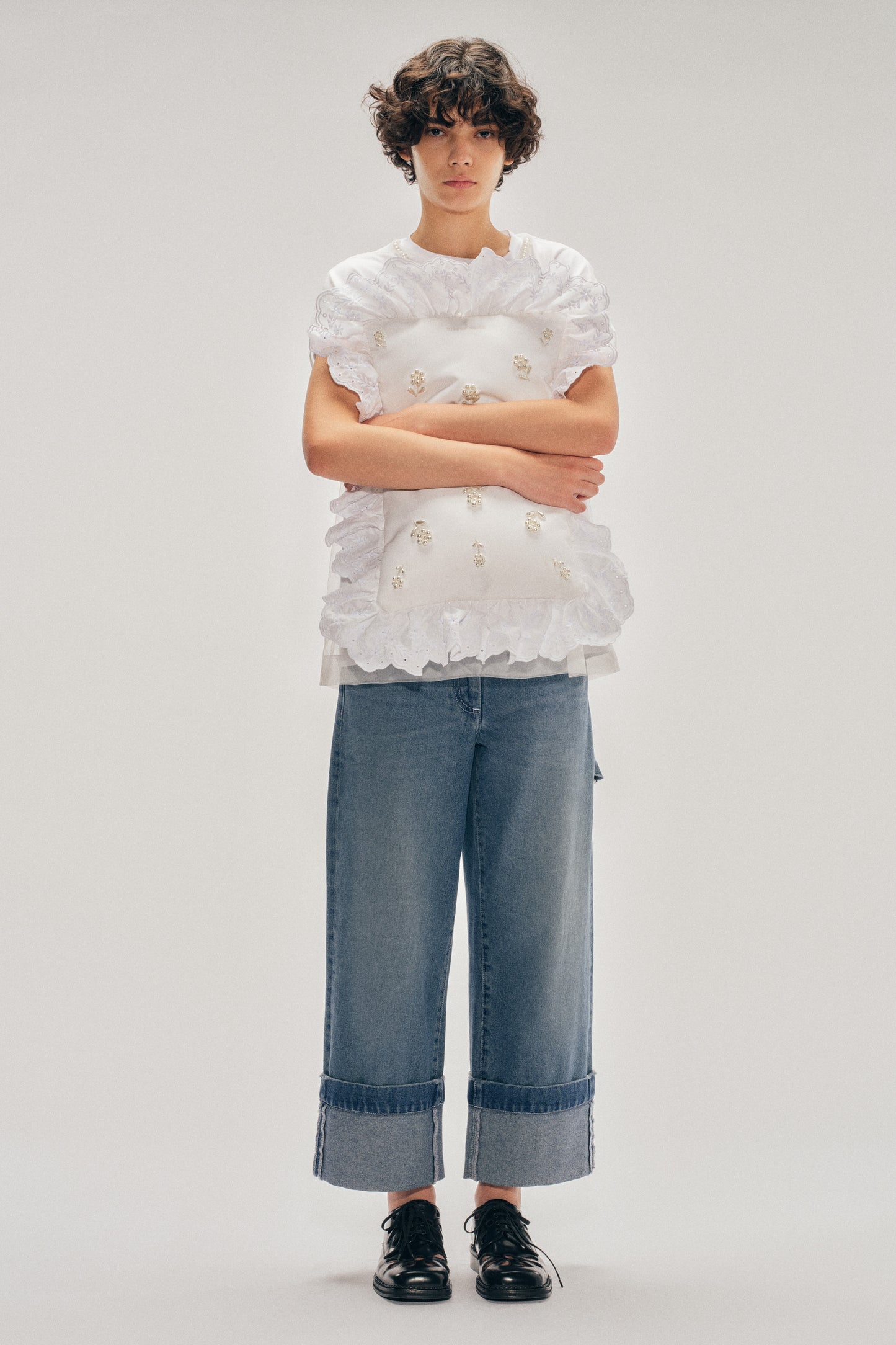 Embellished Straight Leg Jeans