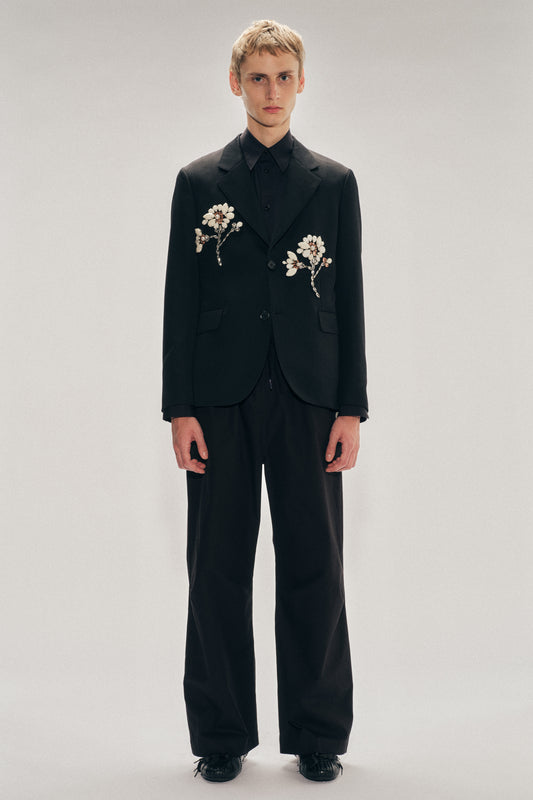 Elasticated Knee Pleat Trousers