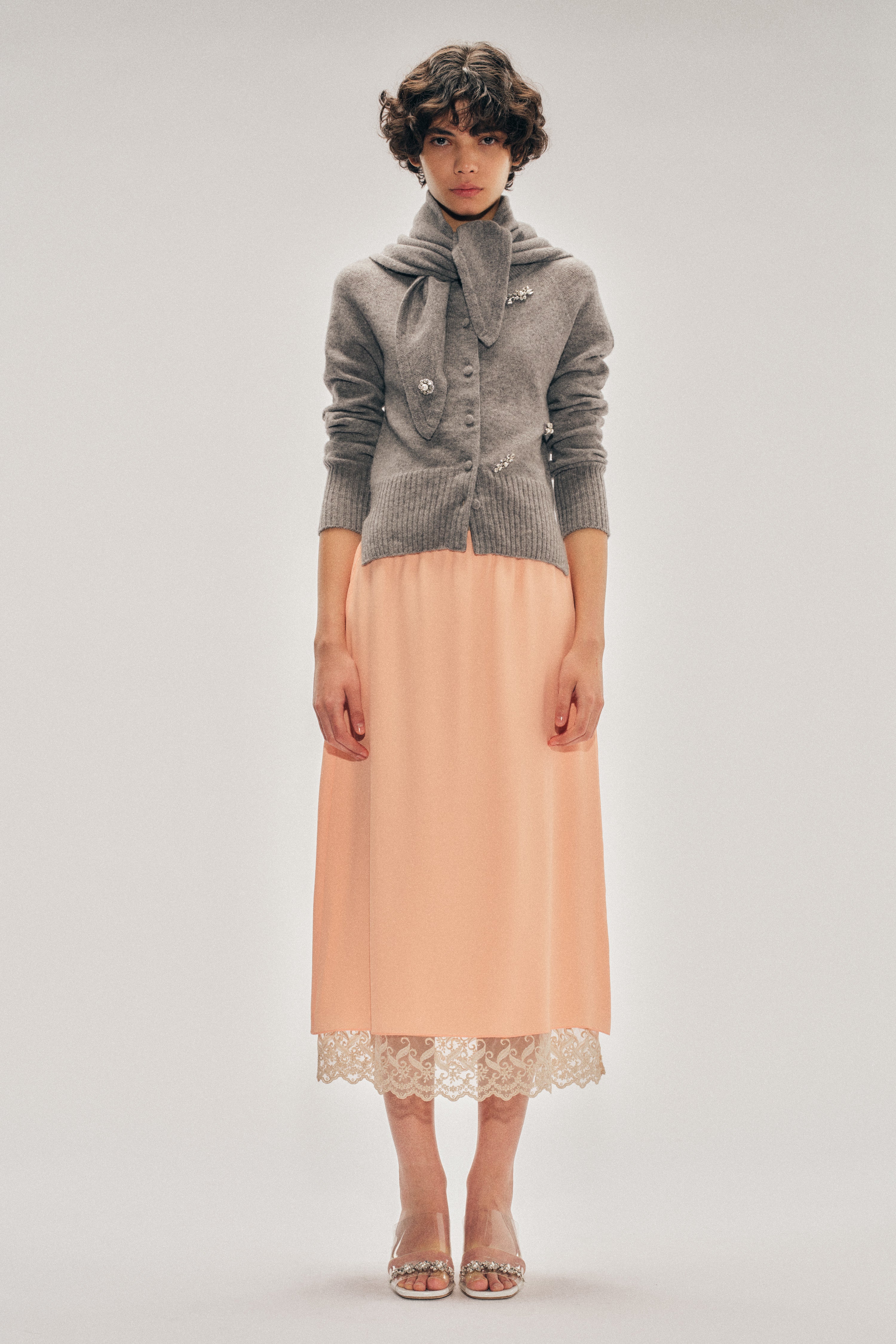 Turbo Embellished Relaxed Cashmere Cardigan – Simone Rocha