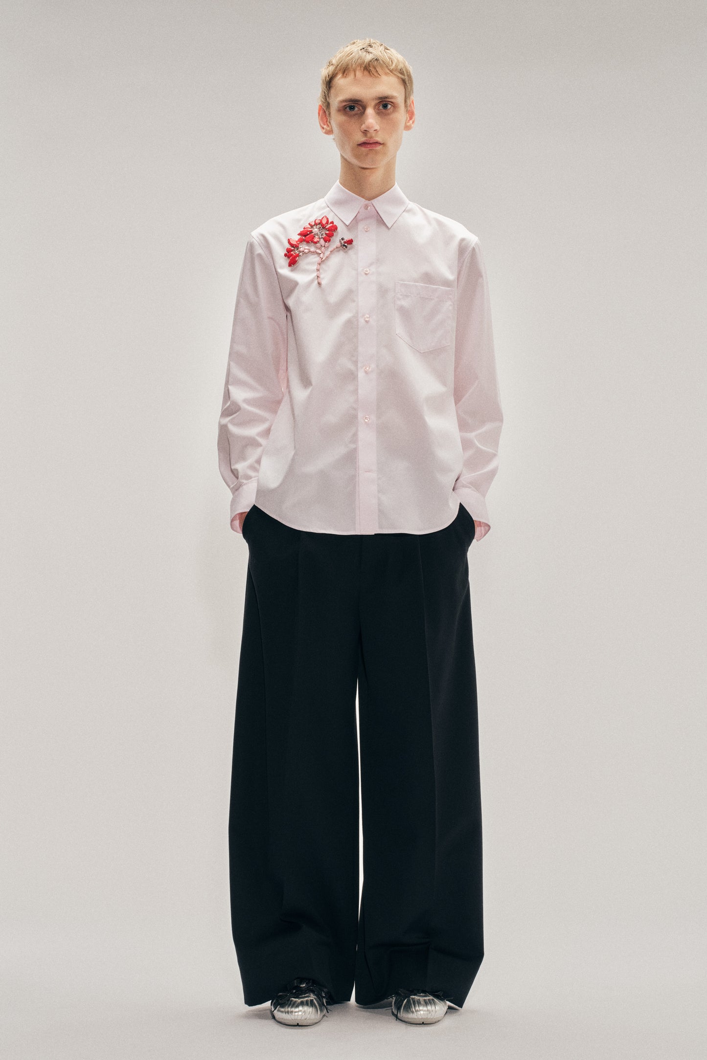 Turbo Embellished Classic Shirt