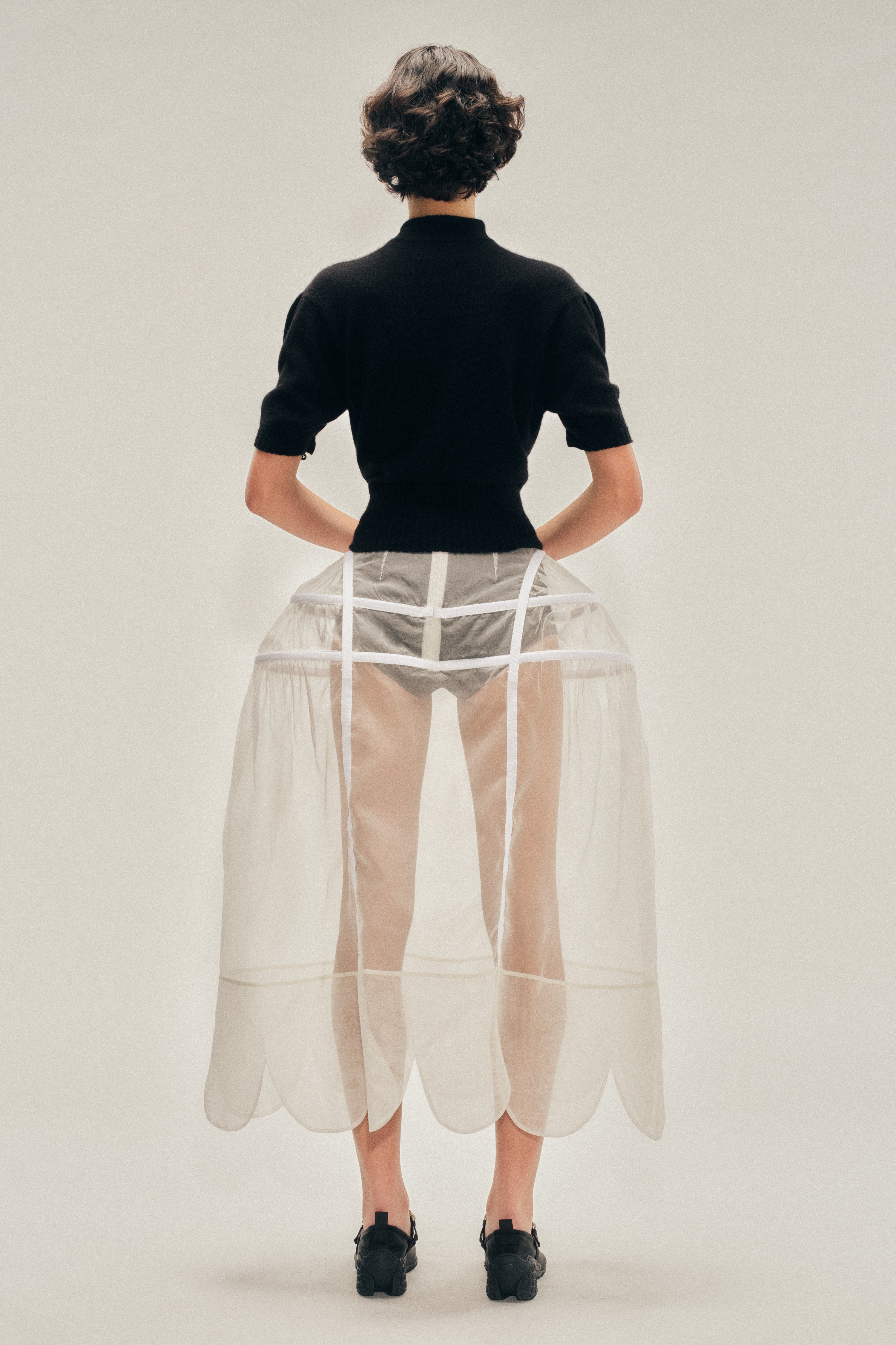 Embellished Mandarin Collar Cashmere Jumper – Simone Rocha