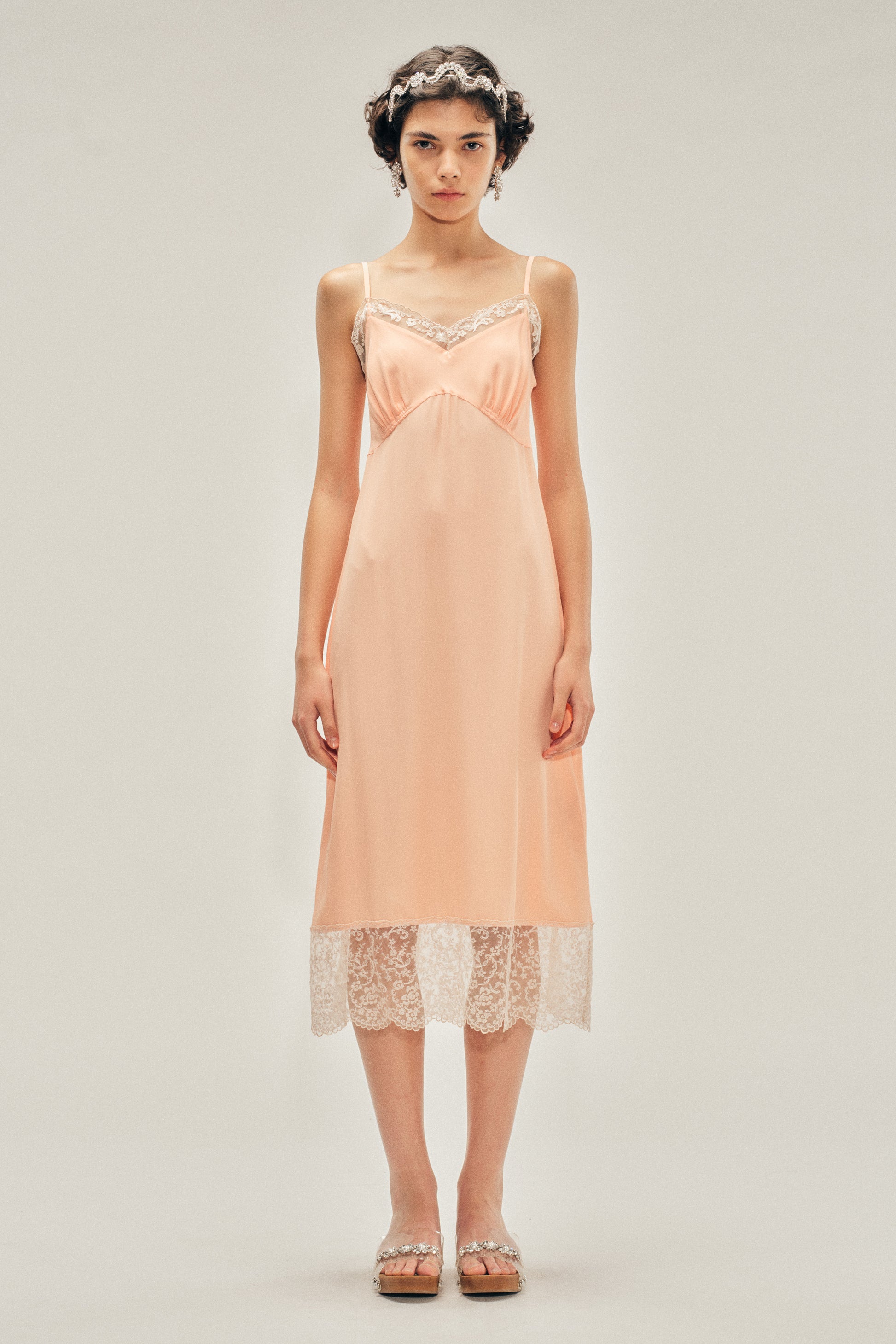 Lace Trim Slip Dress – Simone Rocha Lace Trim Slip Dress – Simone Rocha