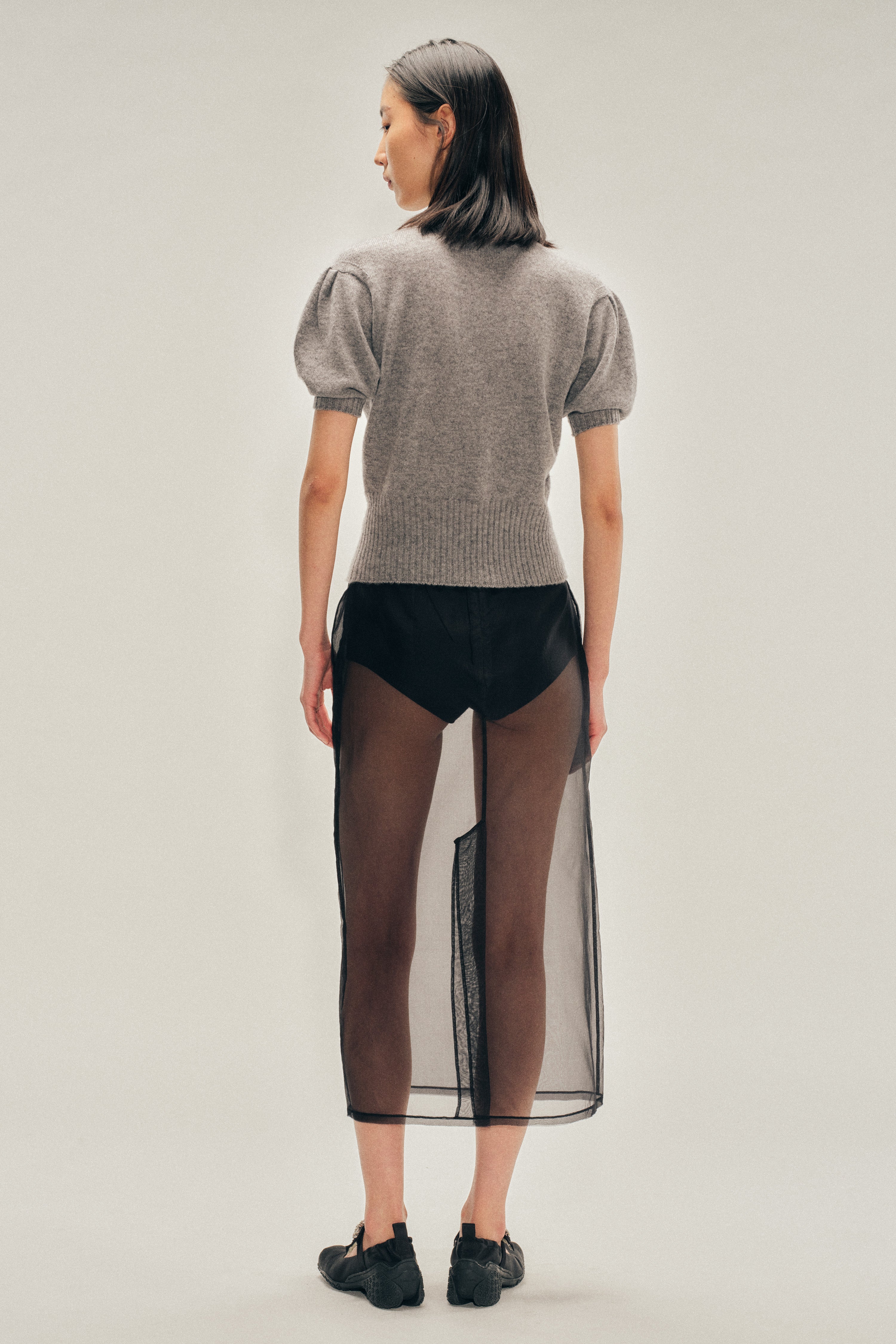 Embellished Mandarin Collar Cashmere Jumper – Simone Rocha