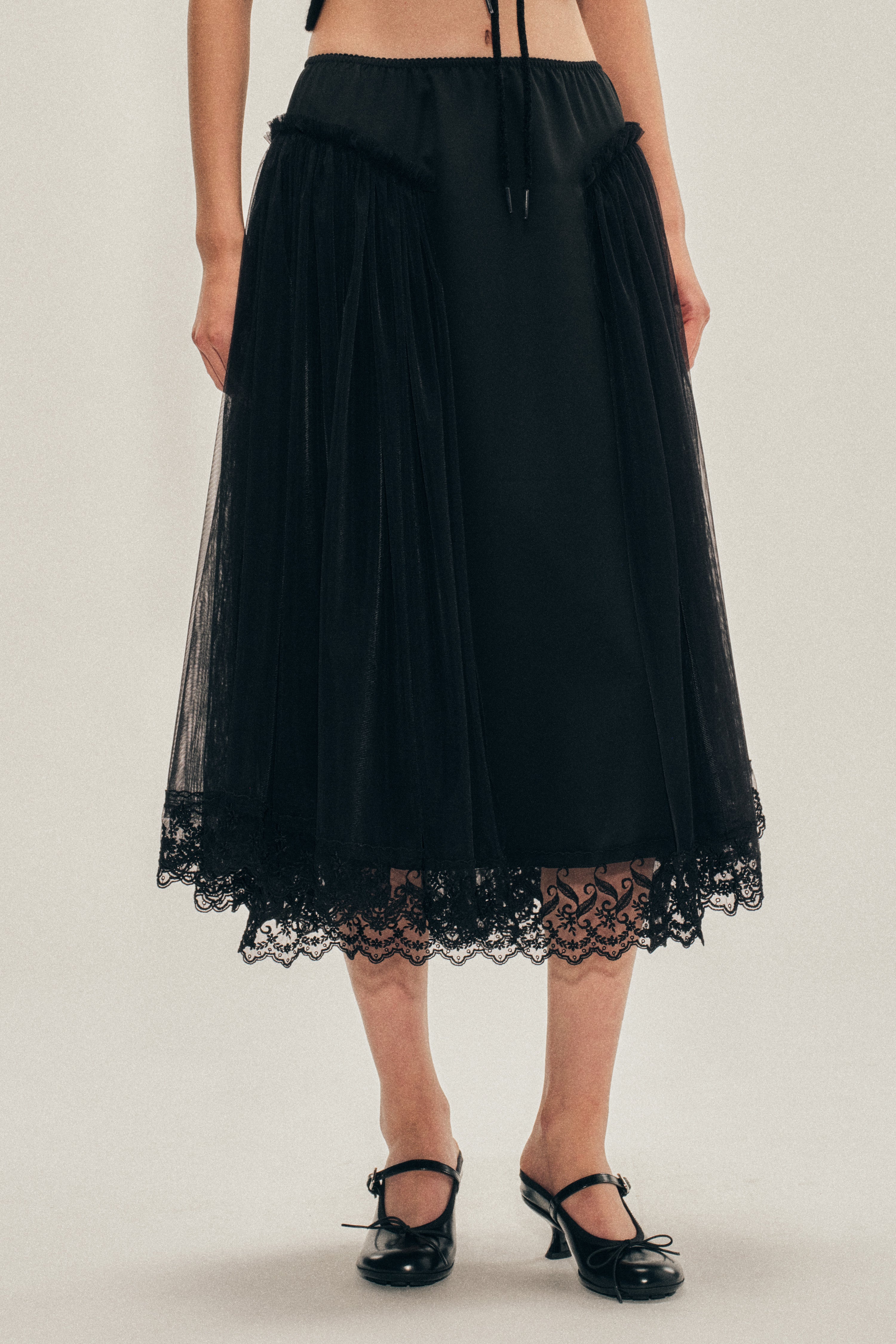 Hip Detail Lace Trim Skirt – Simone Rocha