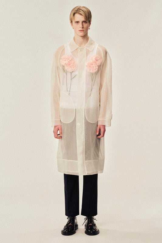 Stuffed Carnation Car Coat