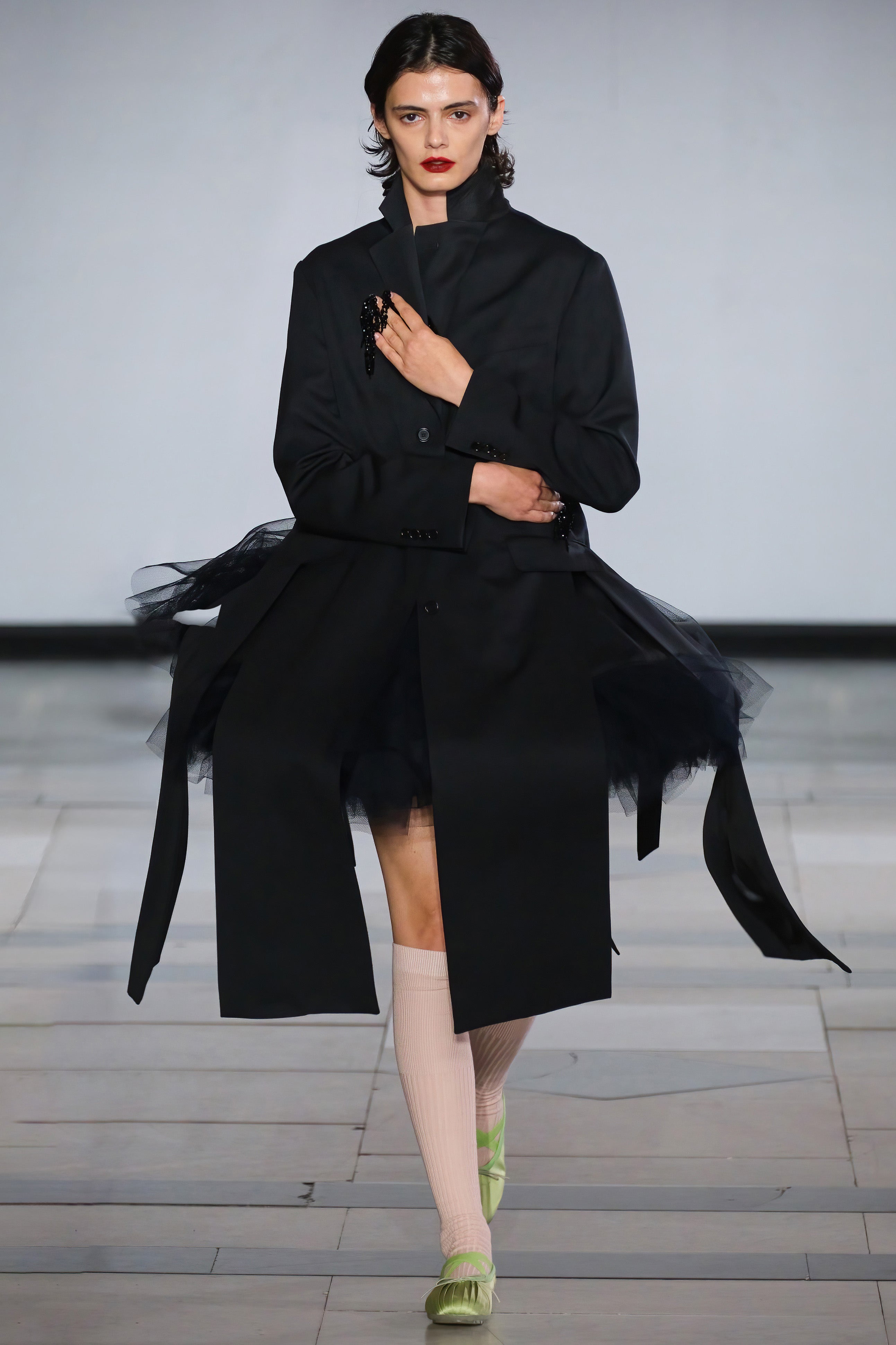 Simone Rocha カットアウト ブローグシューズ | ブラック