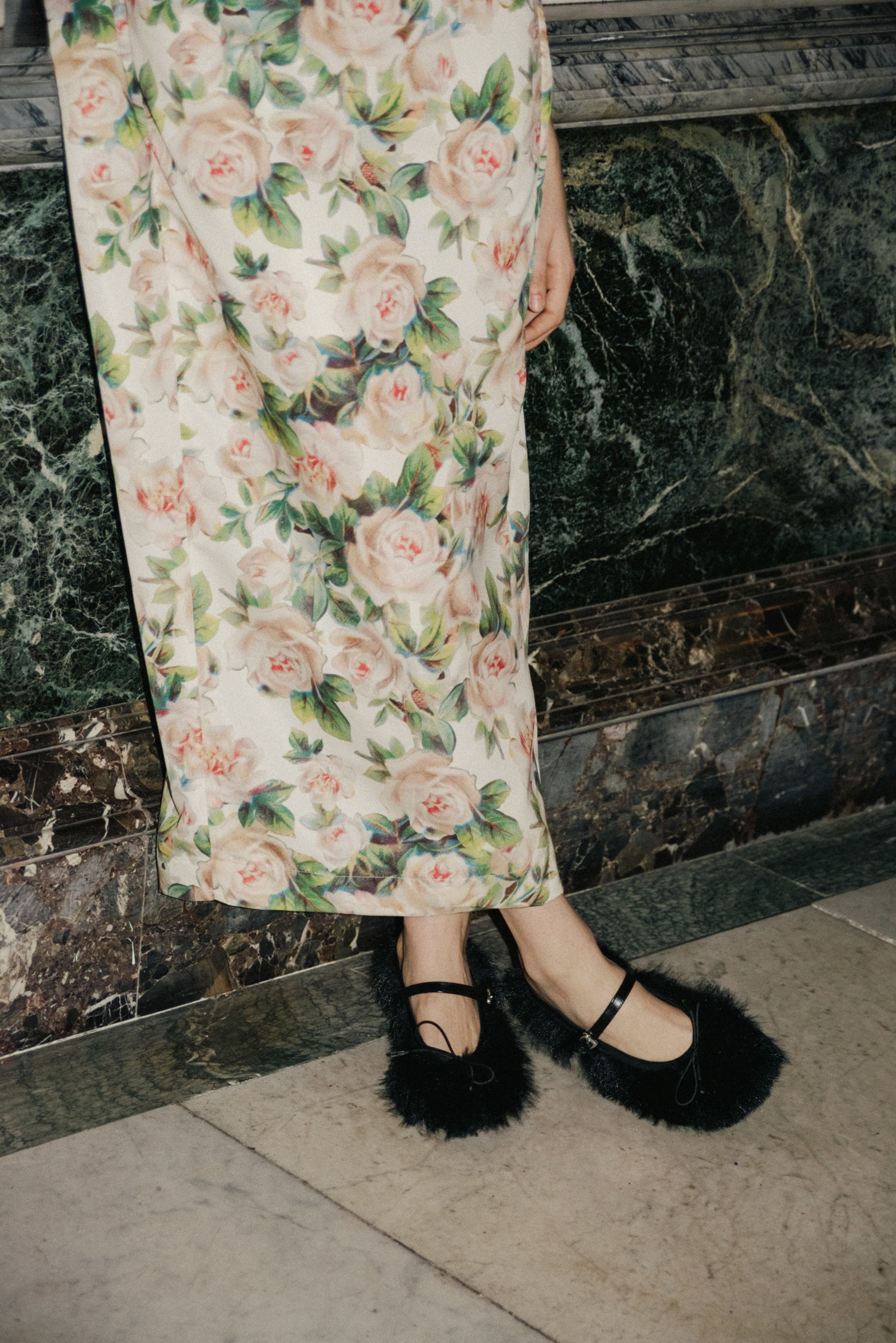 【Simone Rocha】フローラル アップリケ ペンシル スカート SIMONE ROCHA フローラルアップリケ ペンシルスカート ボトムス