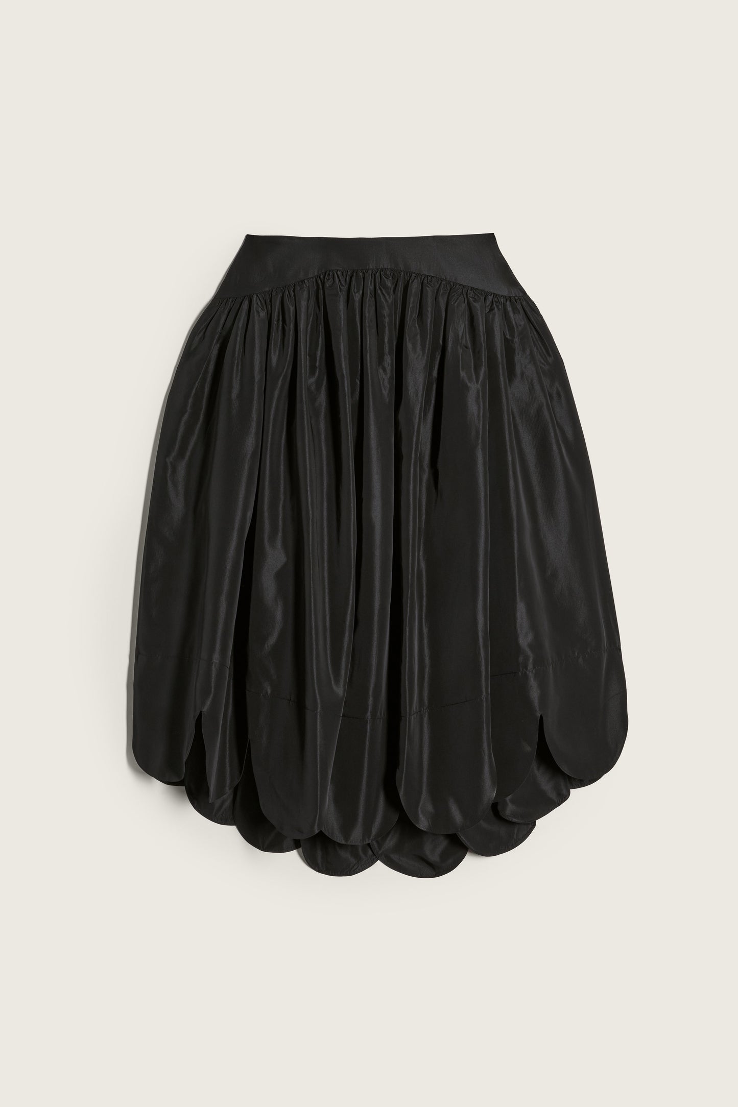 Petal Hem Basque Skirt