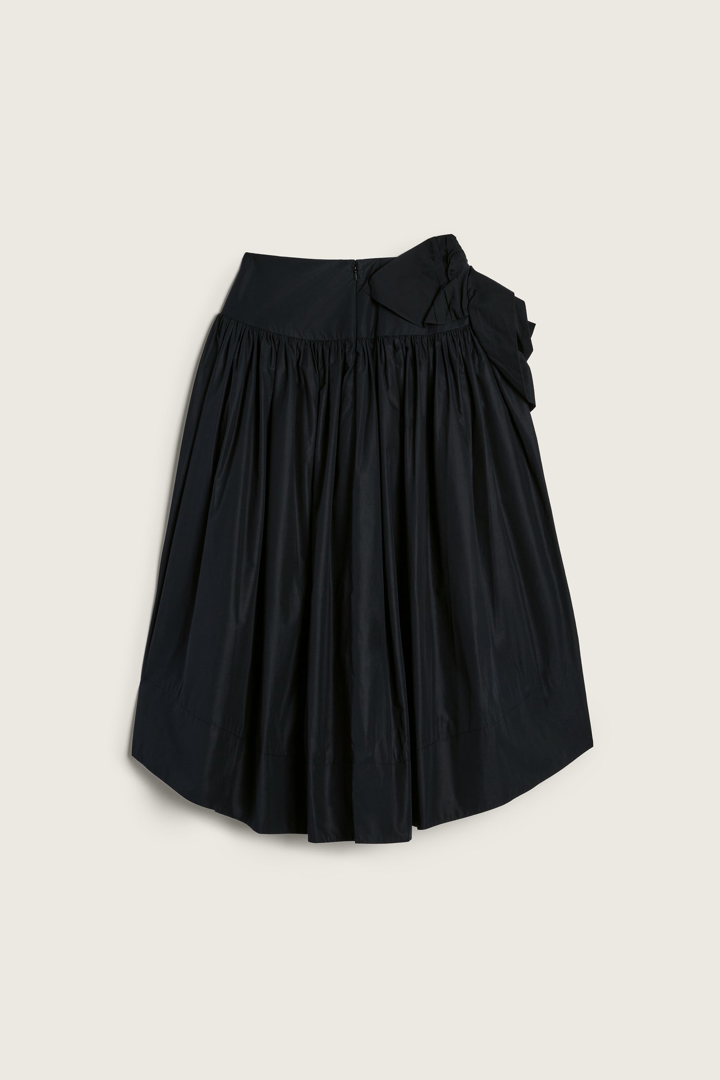 Pressed Rosette Basque Skirt